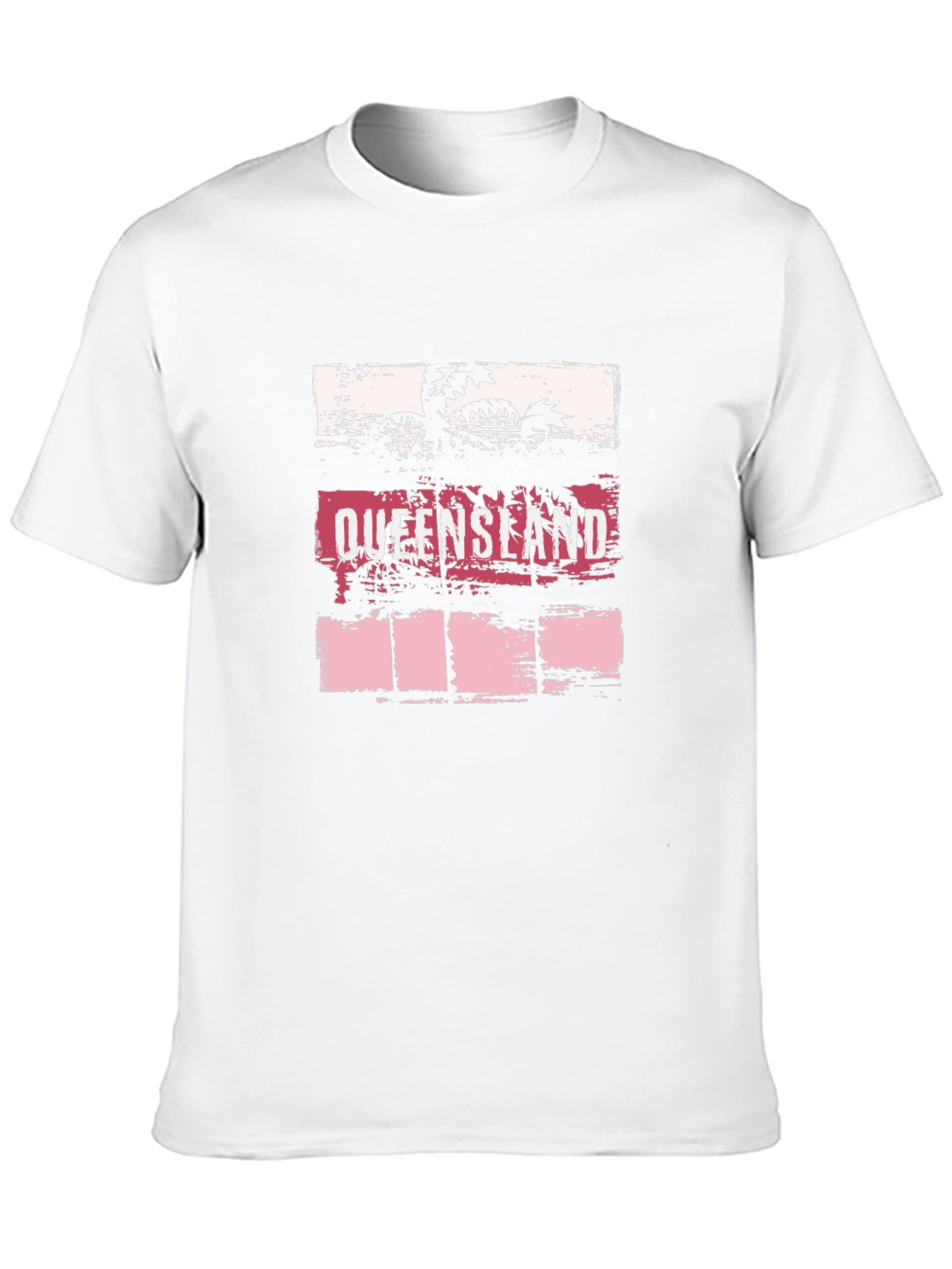 Queensland Palm T-Shirt - Beach Style Cotton Tee