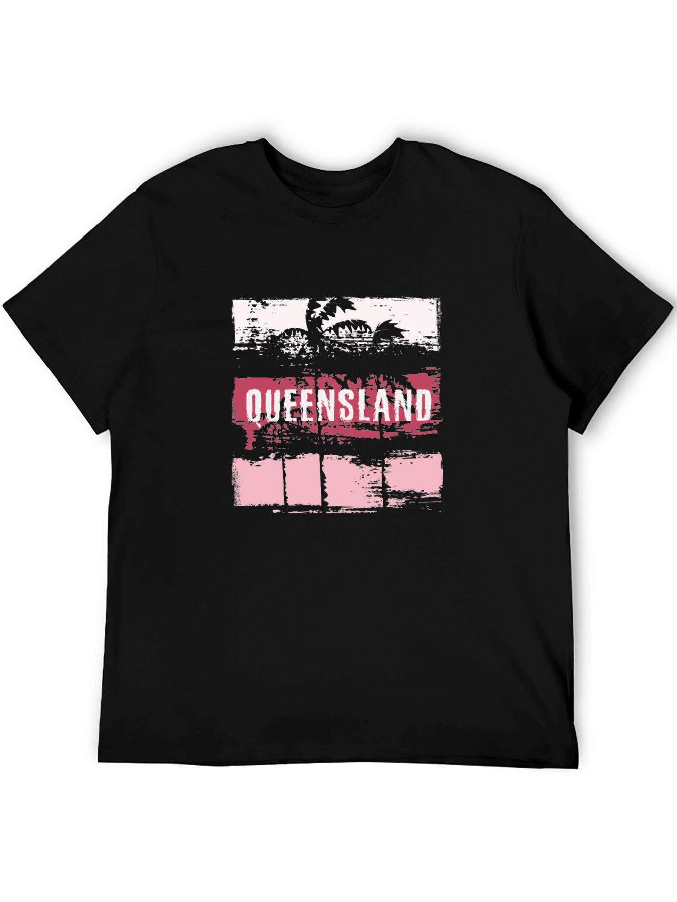 Queensland Palm T-Shirt - Beach Style Cotton Tee