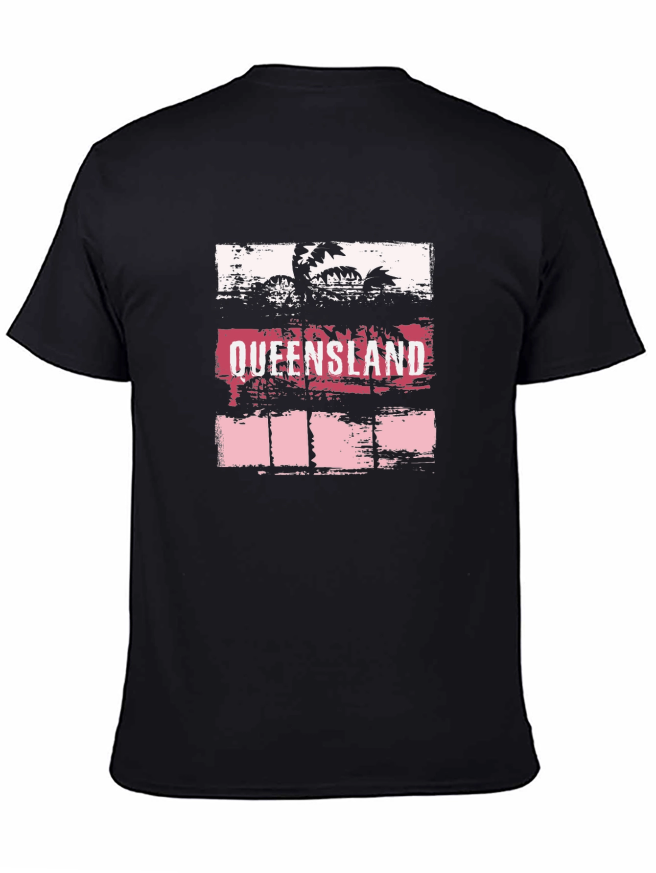 Queensland Palm T-Shirt - Beach Style Cotton Tee
