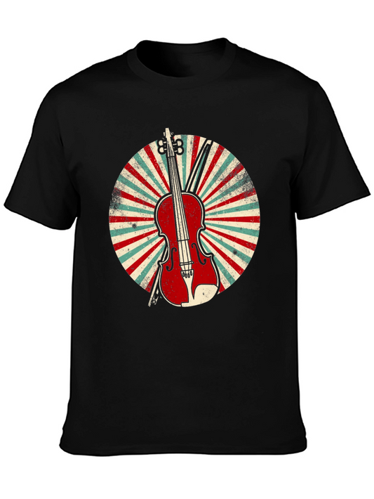 Vintage Violin T-Shirt - Musical Instrument Tee