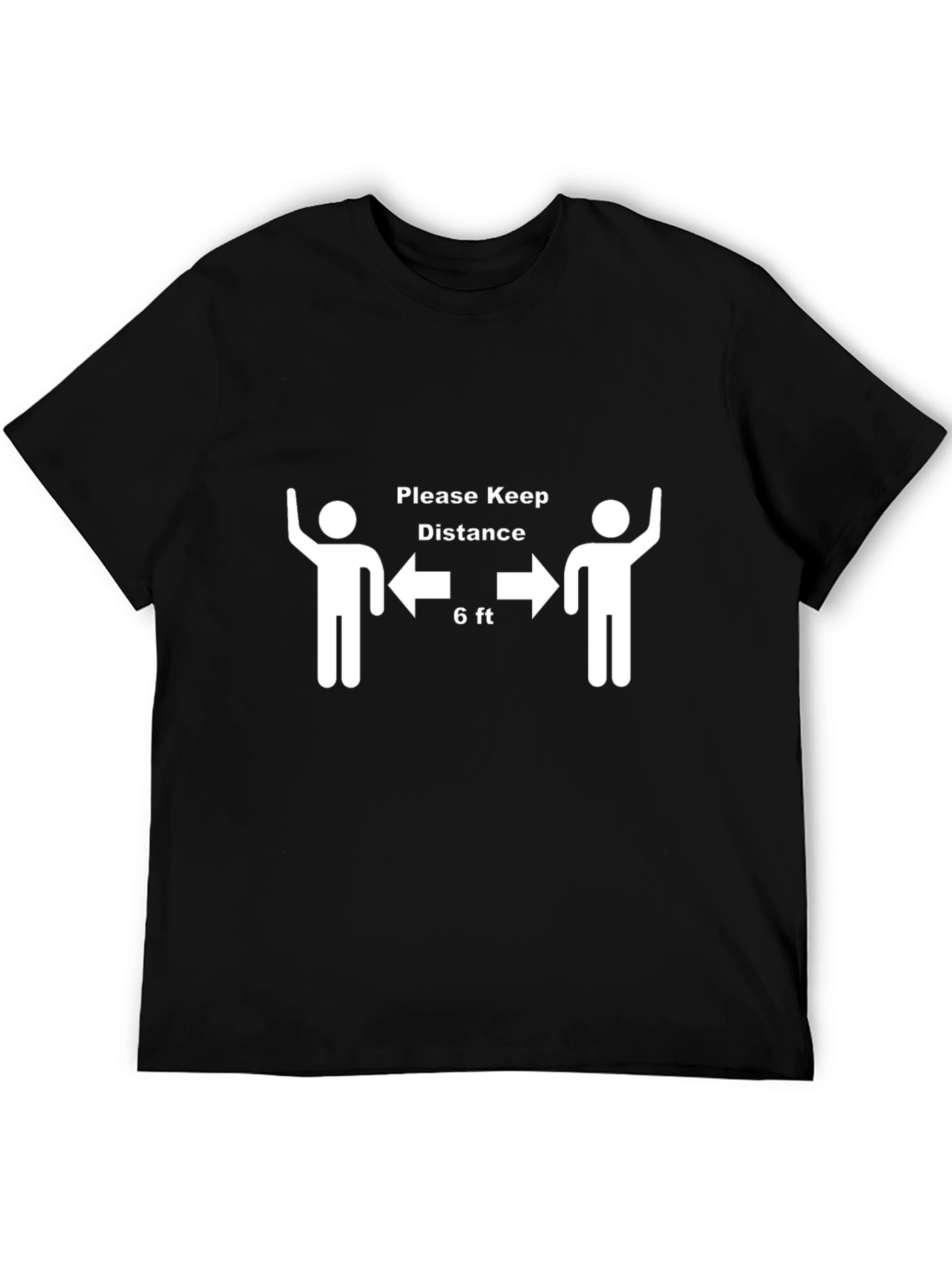Social Distance Graphic T-Shirt