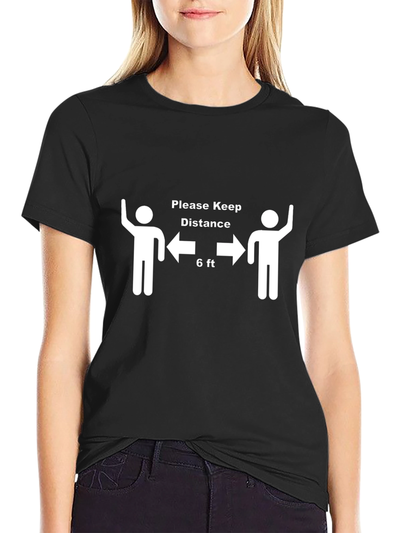 Social Distance Graphic T-Shirt