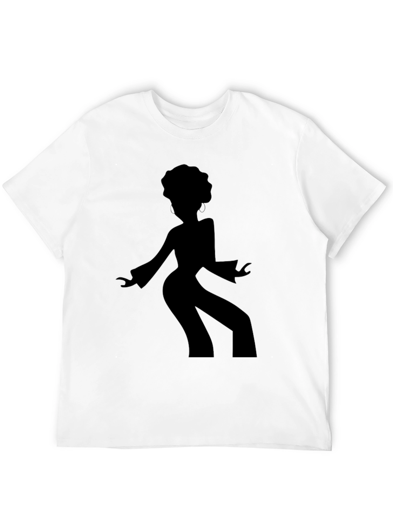 Retro Disco Dancer Black T-Shirt