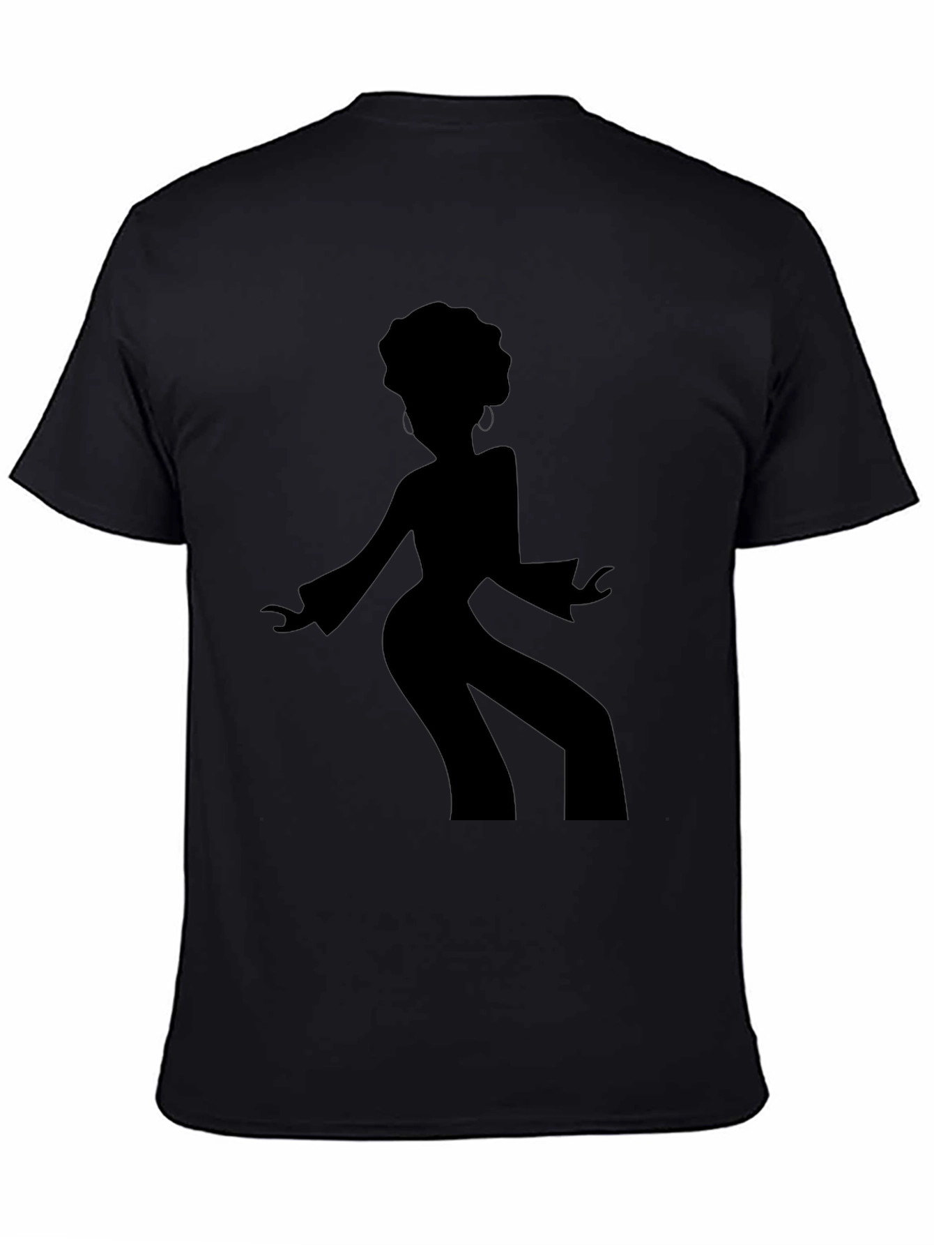 Retro Disco Dancer Black T-Shirt