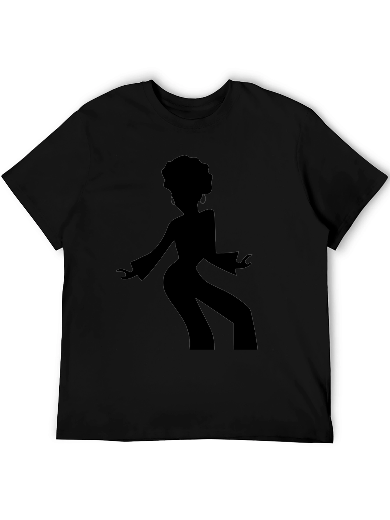 Retro Disco Dancer Black T-Shirt