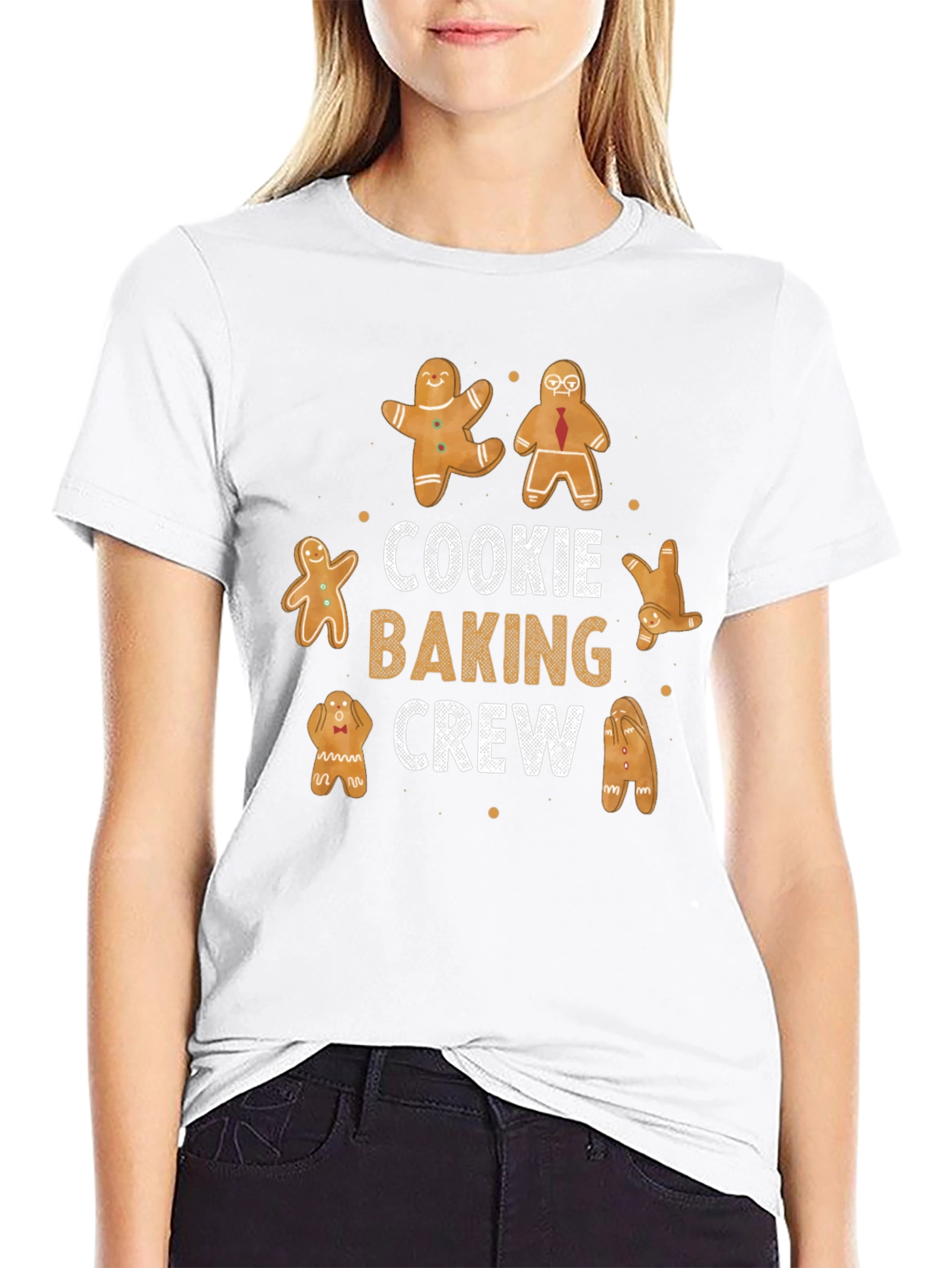 Cookie Baking Crew Black T-Shirt