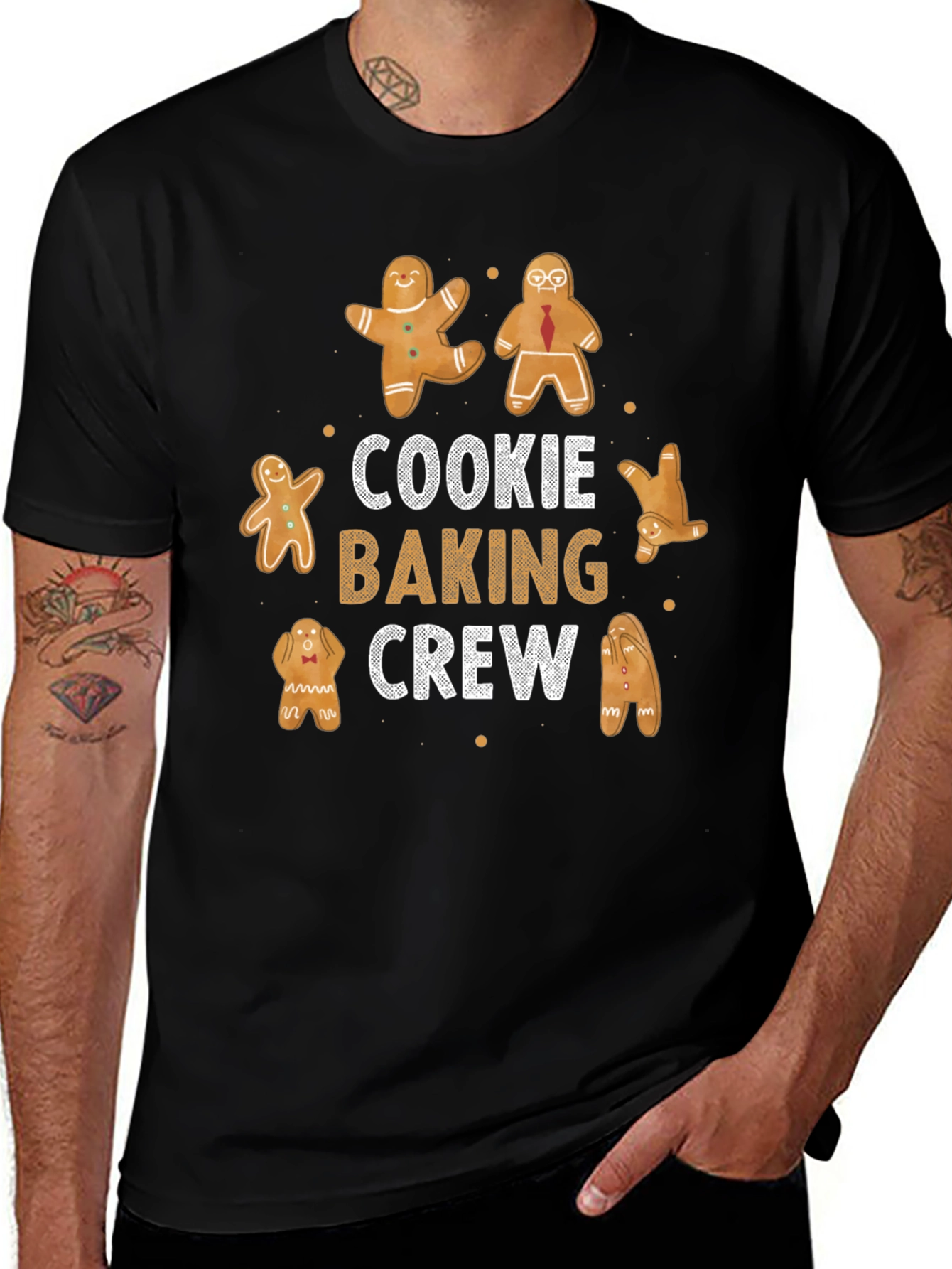 Cookie Baking Crew Black T-Shirt