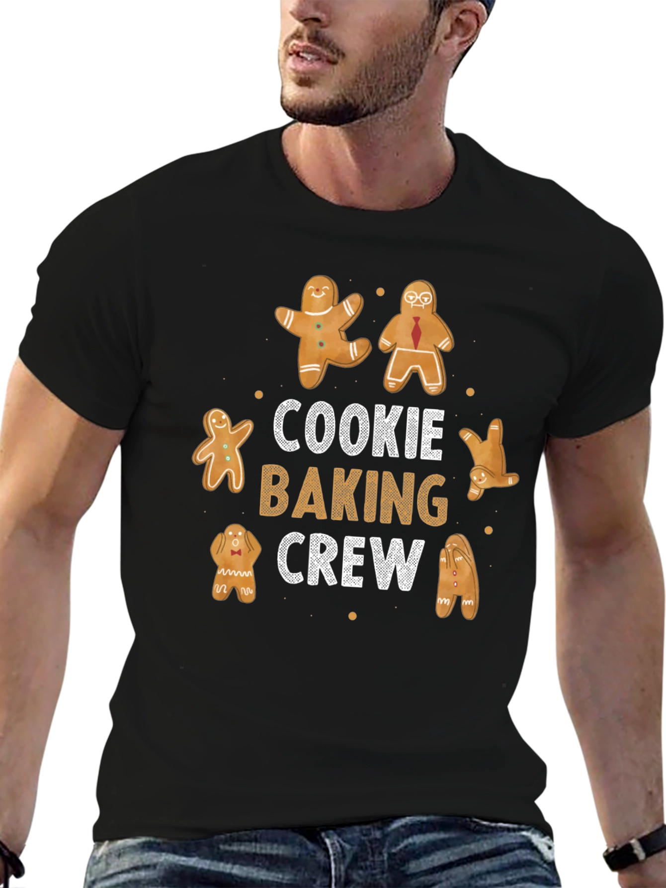 Cookie Baking Crew Black T-Shirt