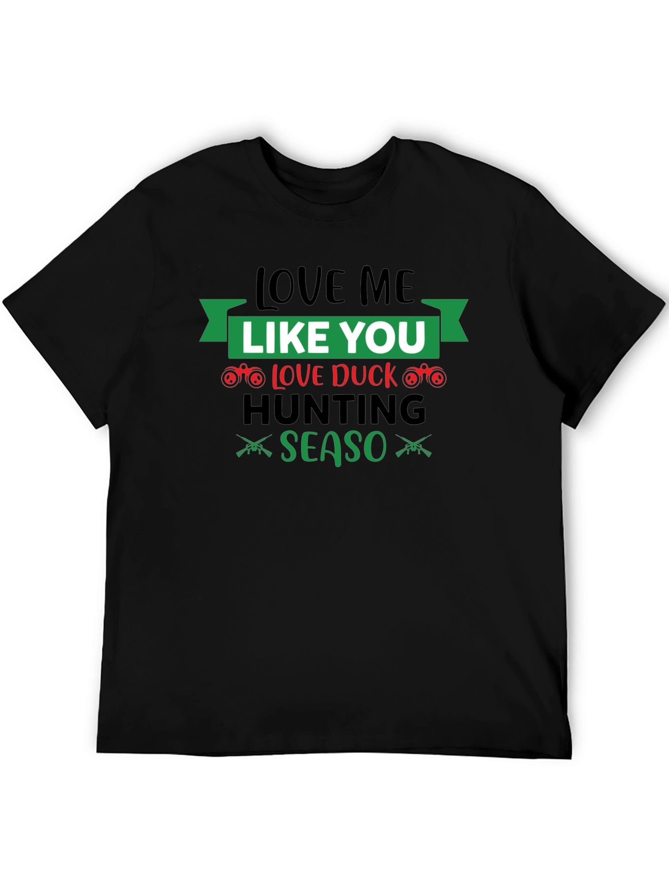 Love Duck Hunting Season Graphic T-Shirt