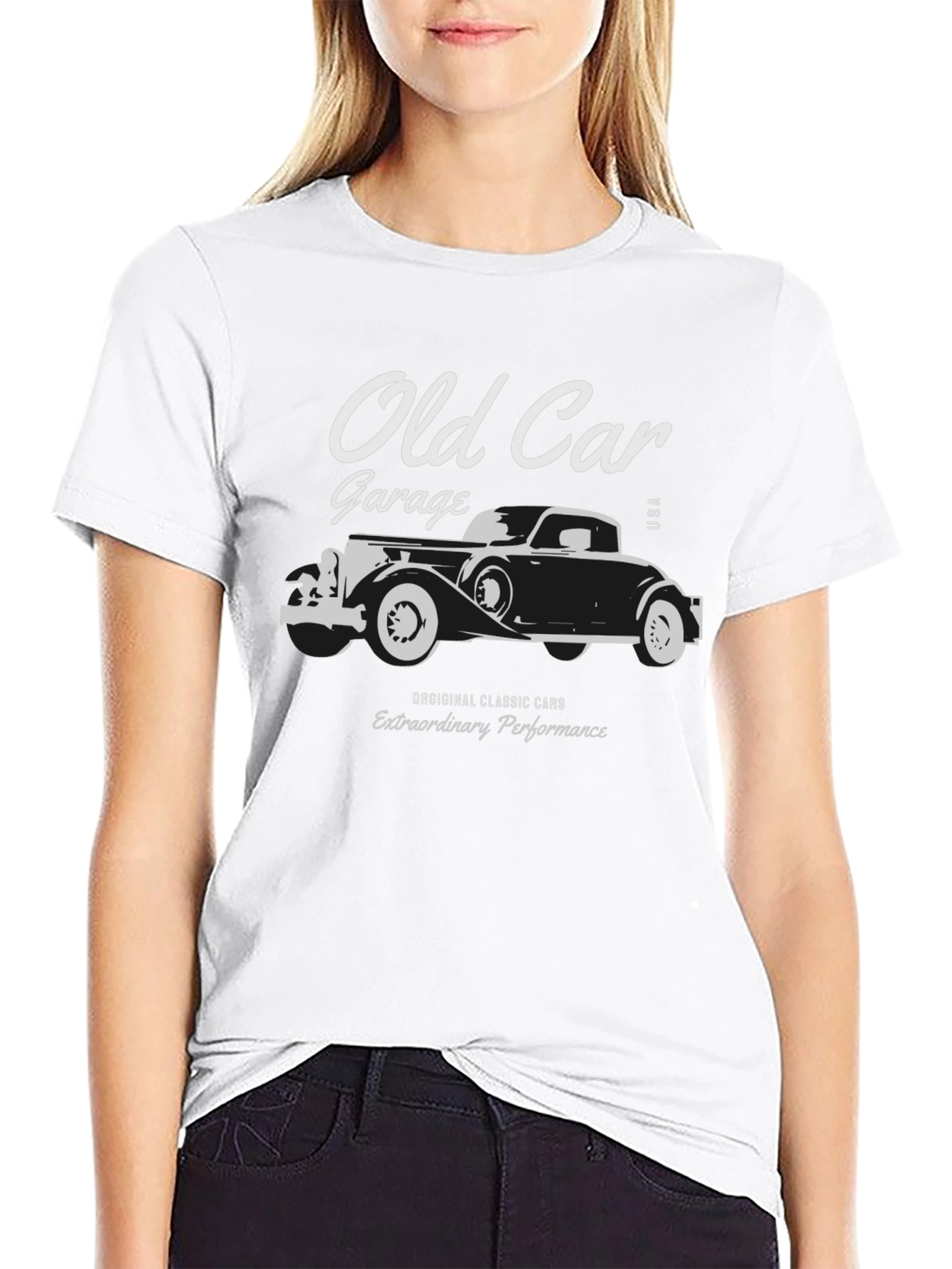 Old Car Garage T-Shirt - Classic Cars USA
