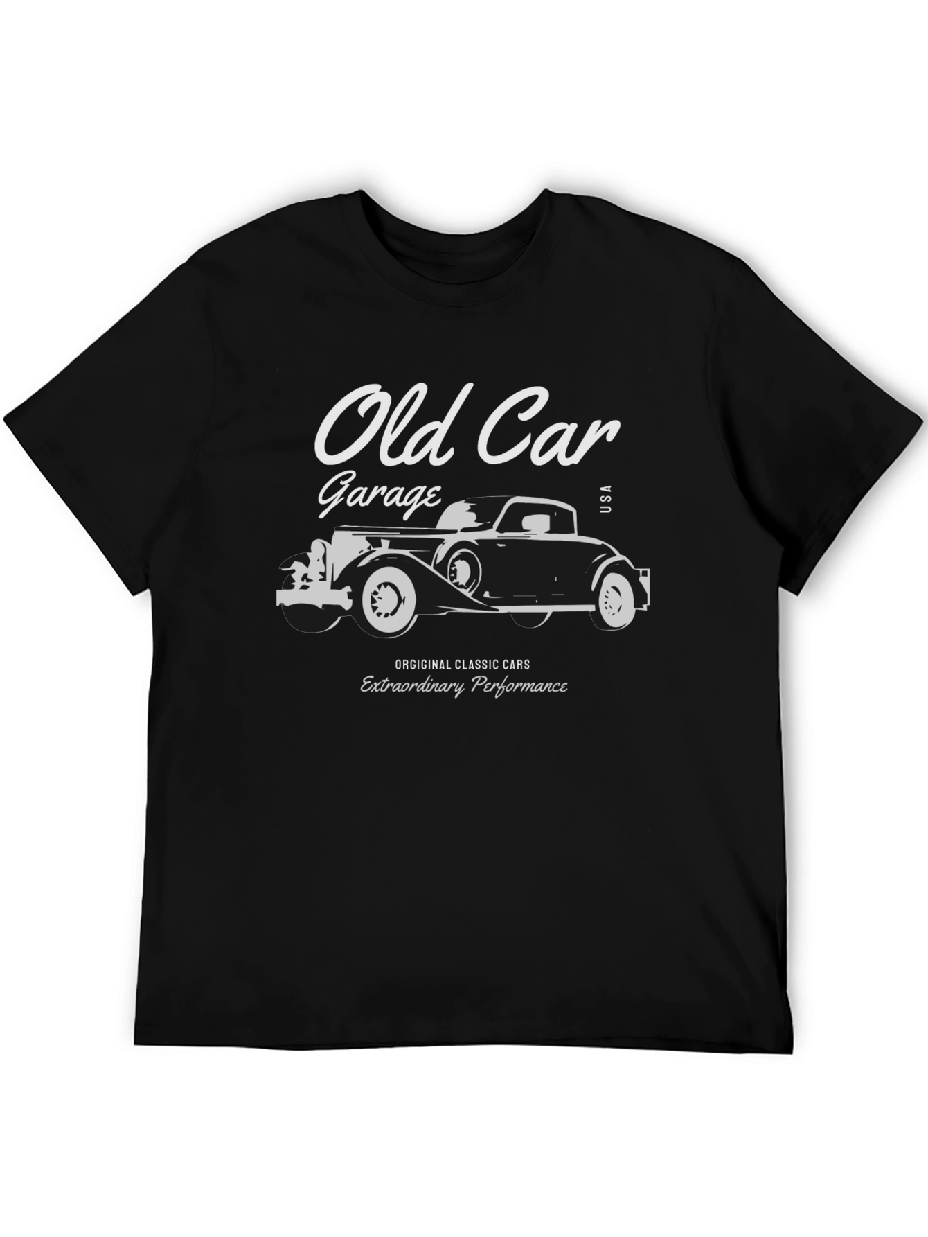 Old Car Garage T-Shirt - Classic Cars USA
