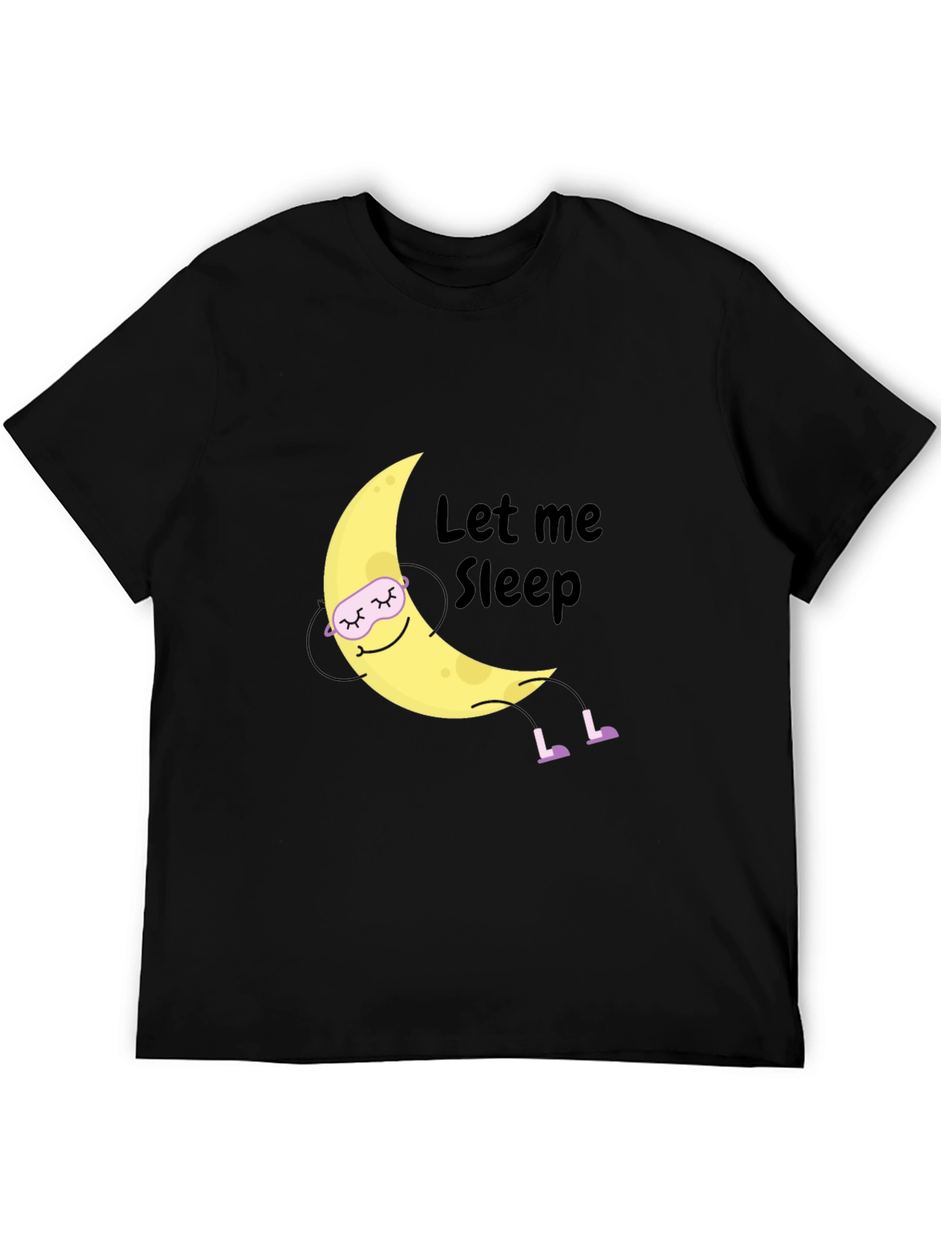 Let Me Sleep Moon Graphic T-Shirt