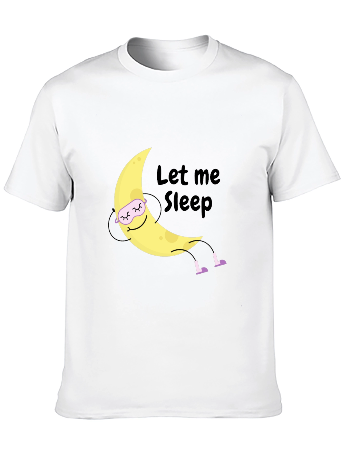 Let Me Sleep Moon Graphic T-Shirt