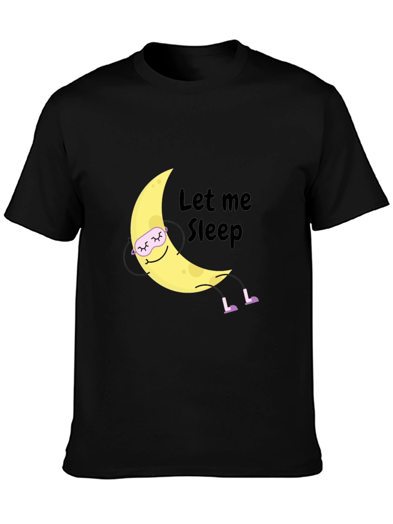 Let Me Sleep Moon Graphic T-Shirt