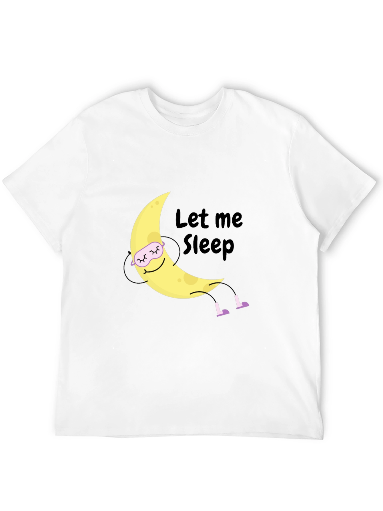 Let Me Sleep Moon Graphic T-Shirt
