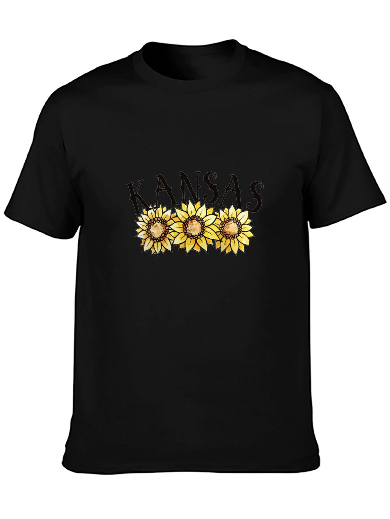 Kansas Sunflower Graphic T-Shirt