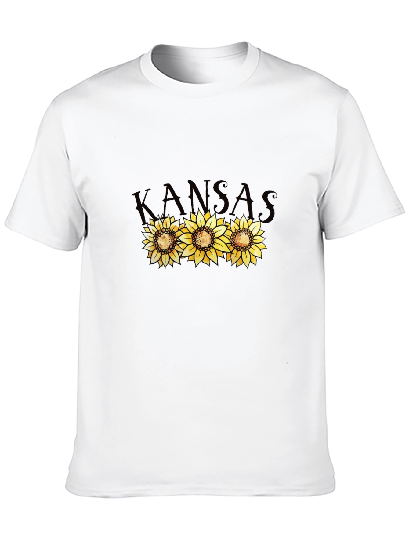 Kansas Sunflower Graphic T-Shirt
