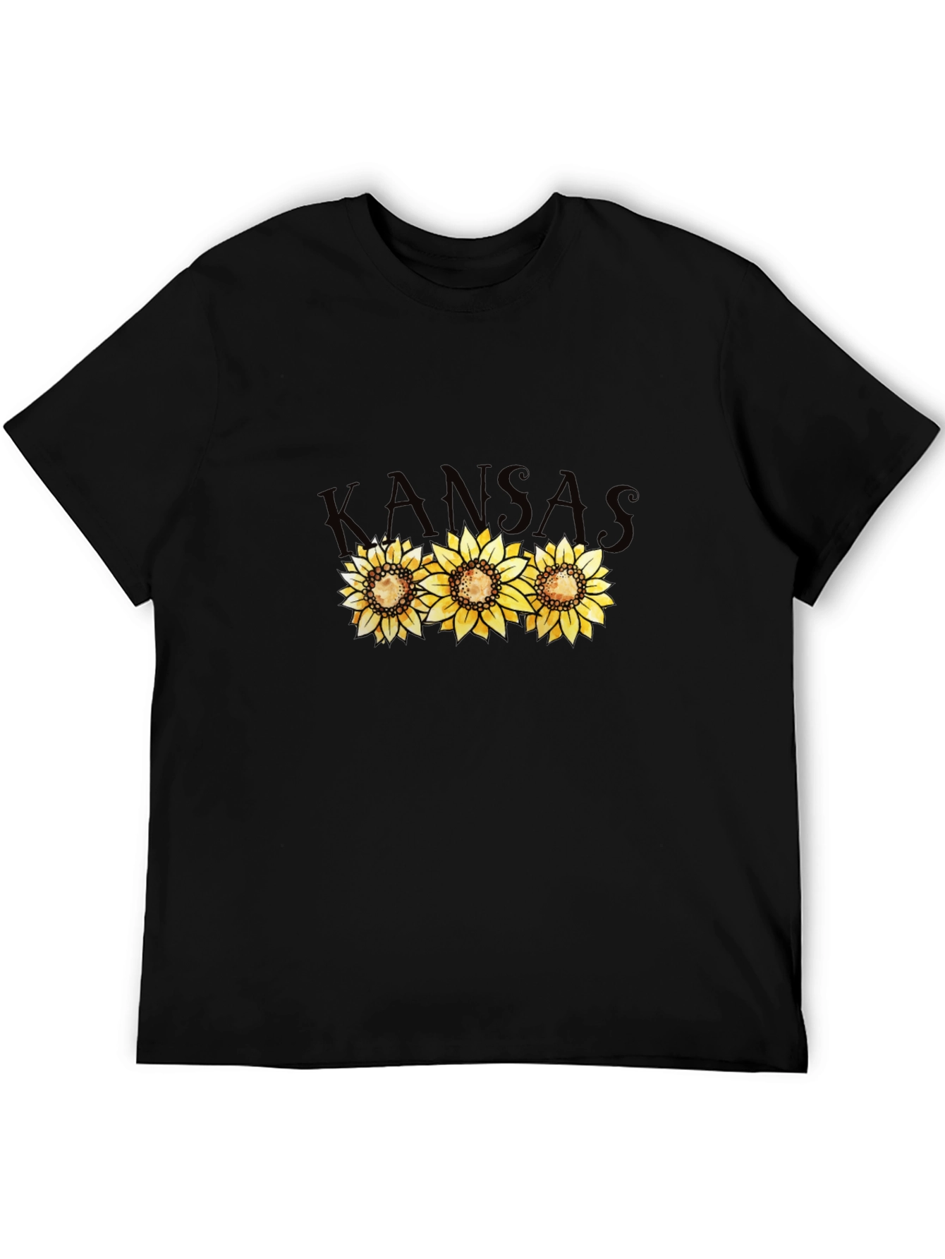 Kansas Sunflower Graphic T-Shirt