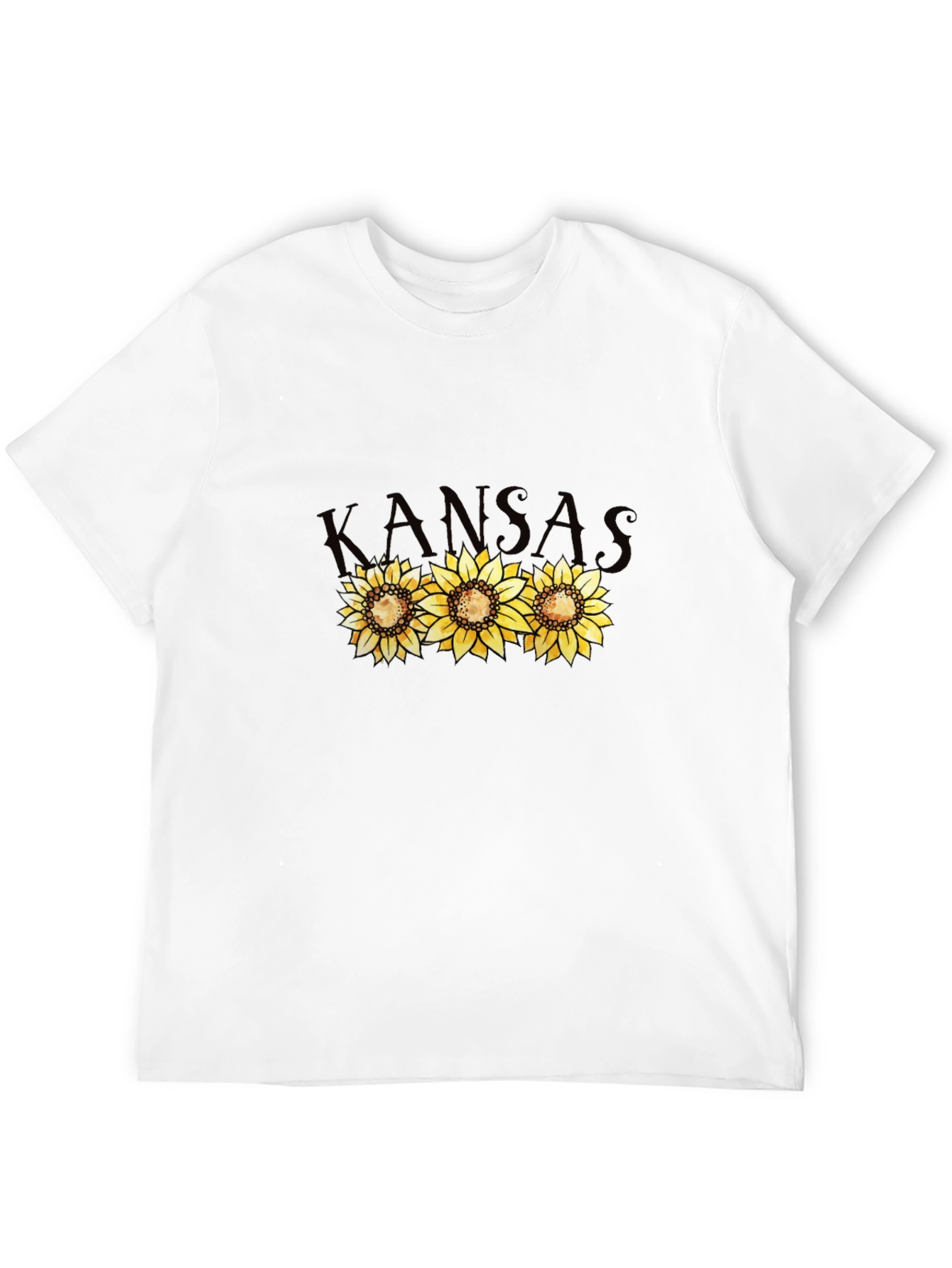 Kansas Sunflower Graphic T-Shirt