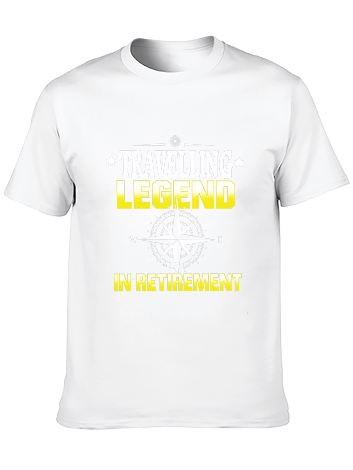 Travelling Legend in Retirement Black T-Shirt