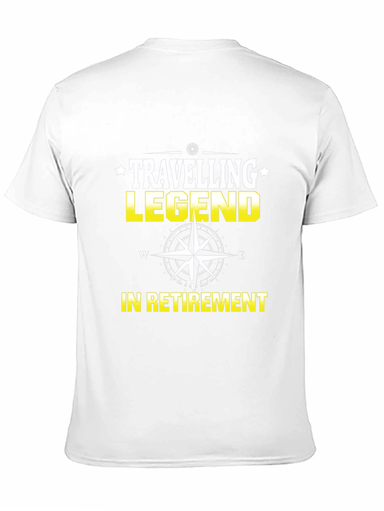 Travelling Legend in Retirement Black T-Shirt