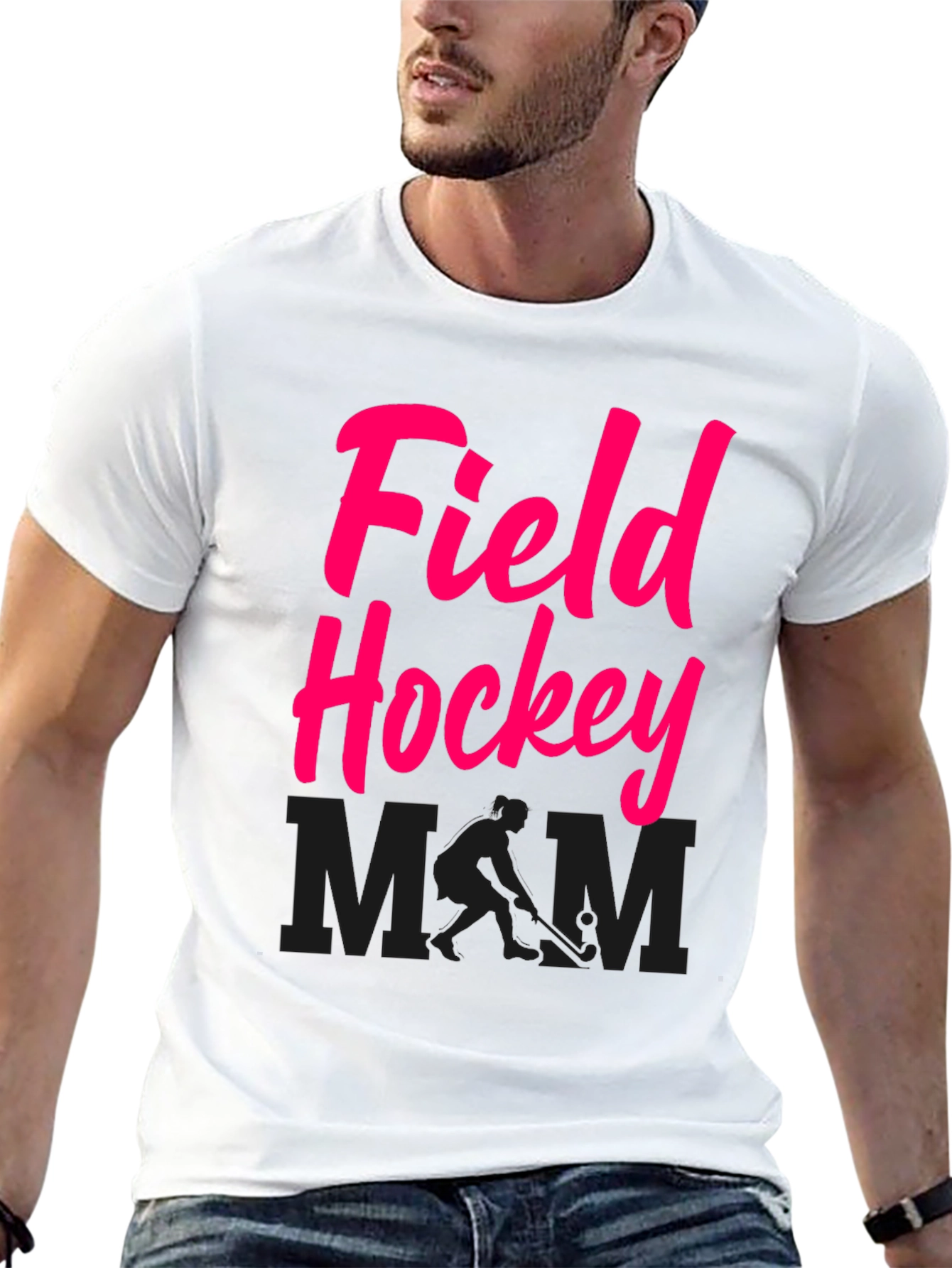 Field Hockey Mom Graphic Tee - Casual Comfort