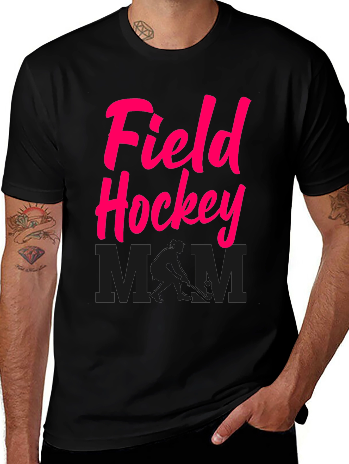 Field Hockey Mom Graphic Tee - Casual Comfort