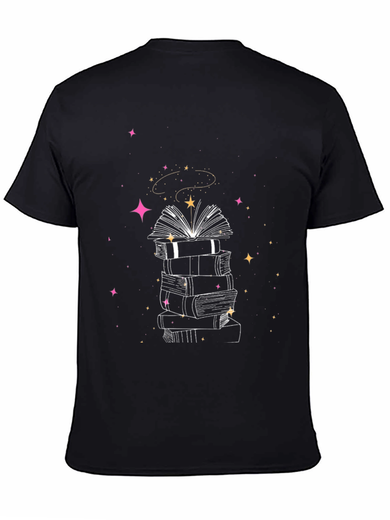 Book Stack T-Shirt - Literary Magic