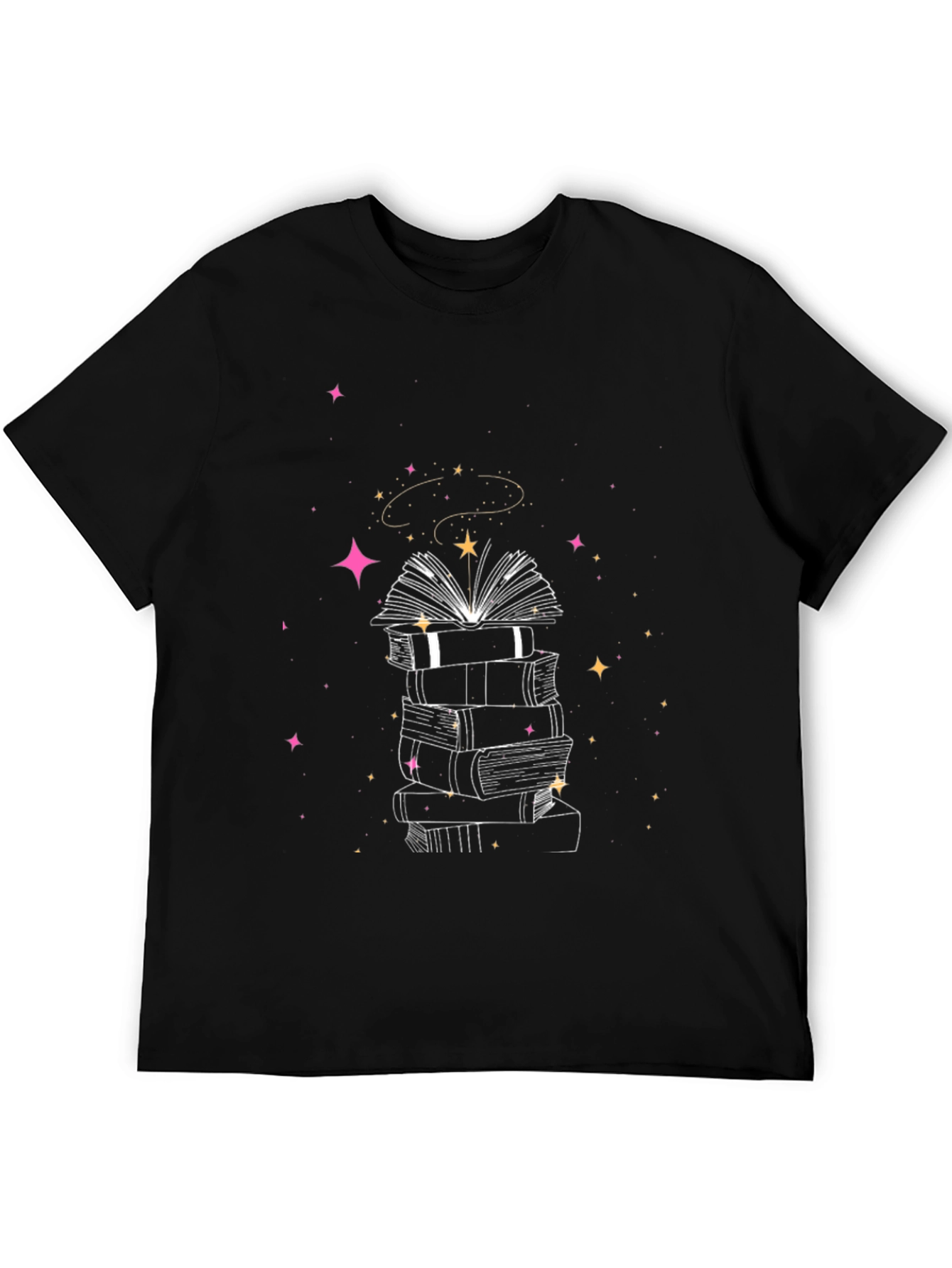 Book Stack T-Shirt - Literary Magic