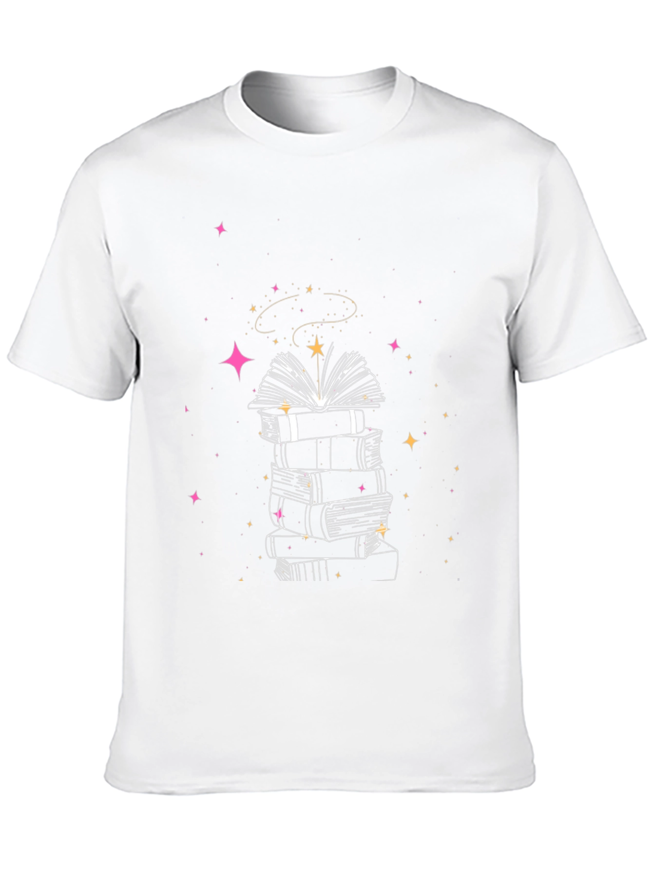 Book Stack T-Shirt - Literary Magic