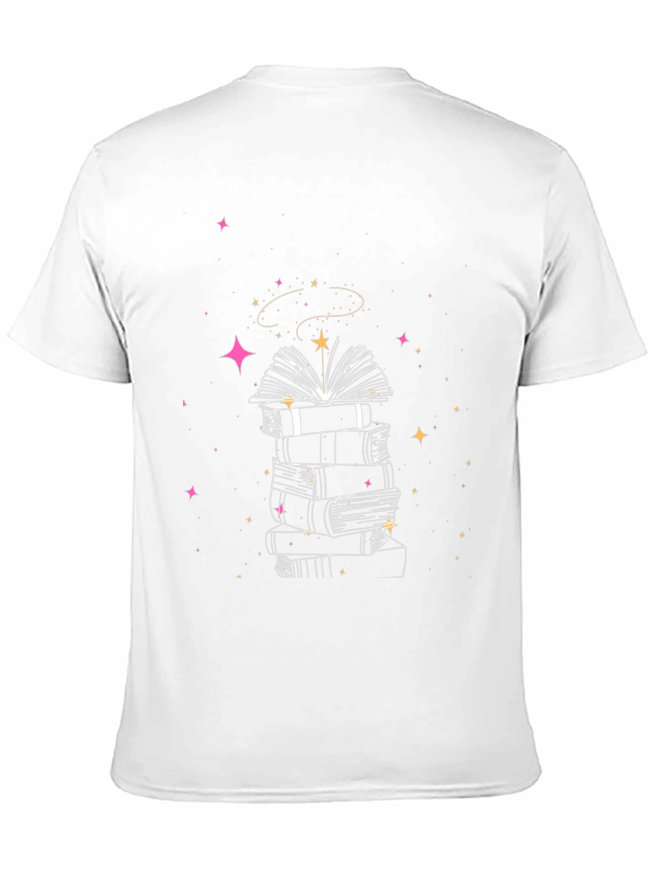 Book Stack T-Shirt - Literary Magic
