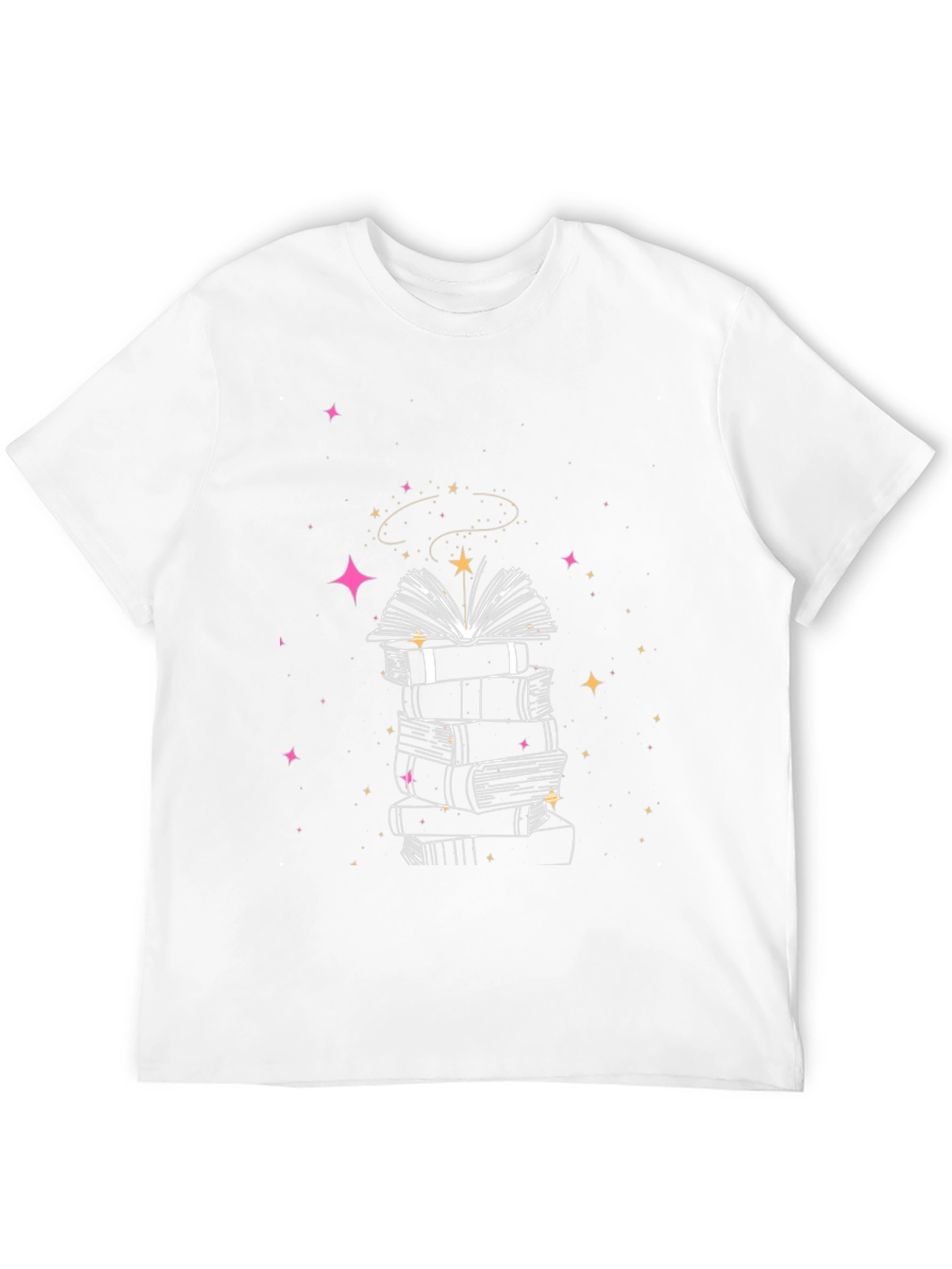 Book Stack T-Shirt - Literary Magic