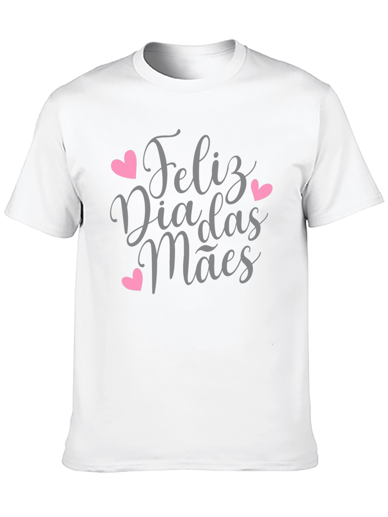 Feliz Dia das Mães Black T-Shirt
