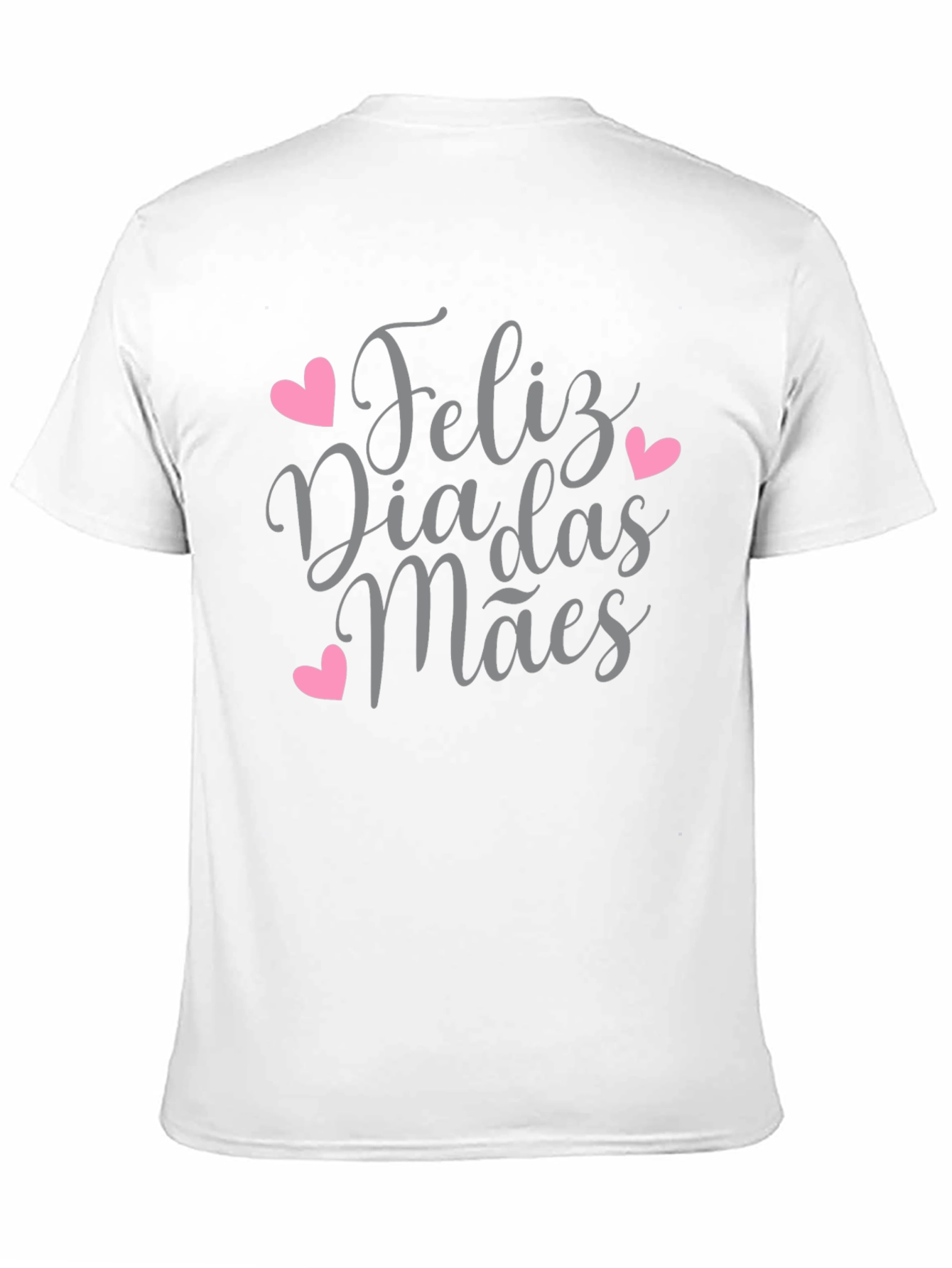 Feliz Dia das Mães Black T-Shirt