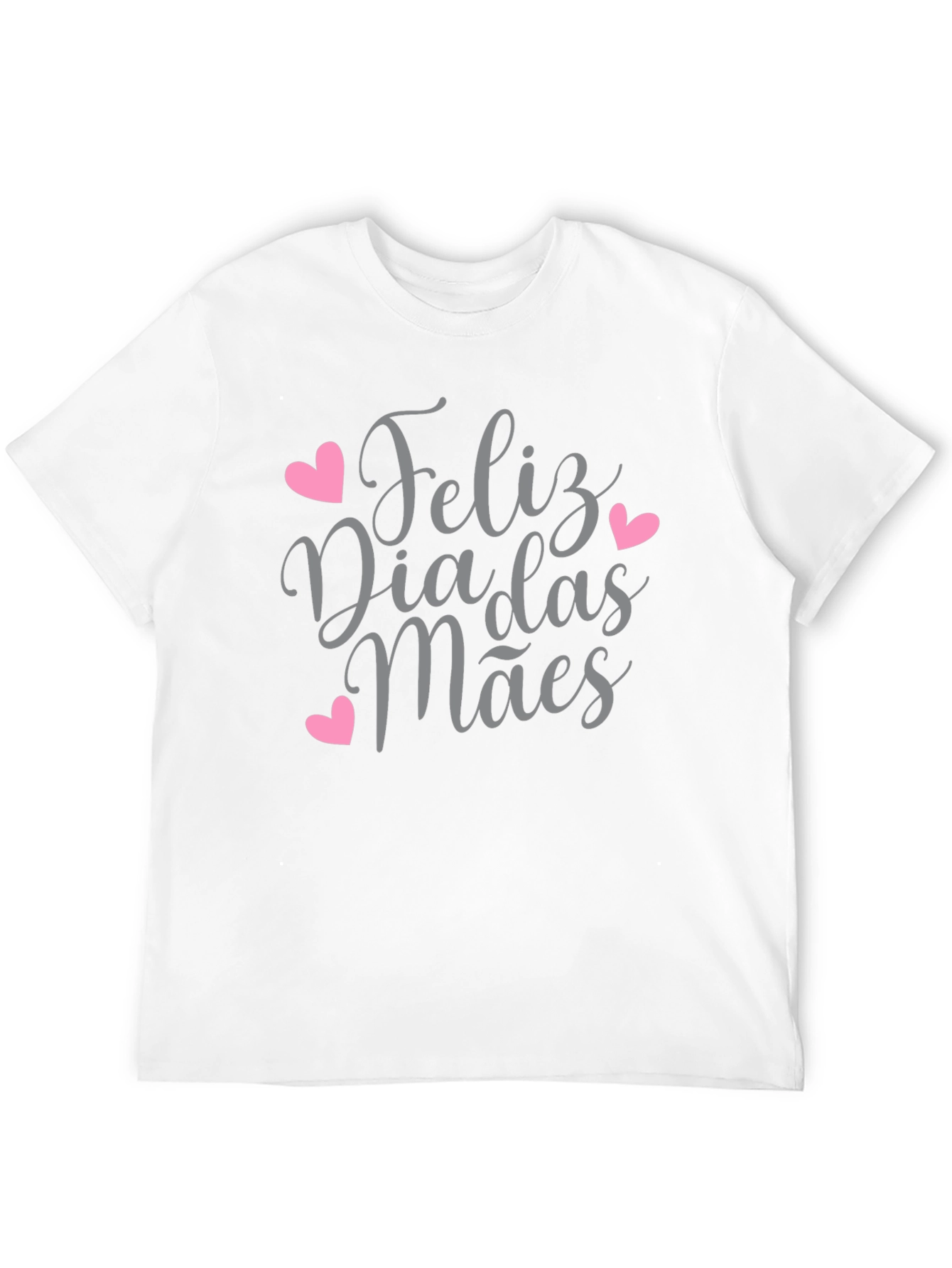 Feliz Dia das Mães Black T-Shirt