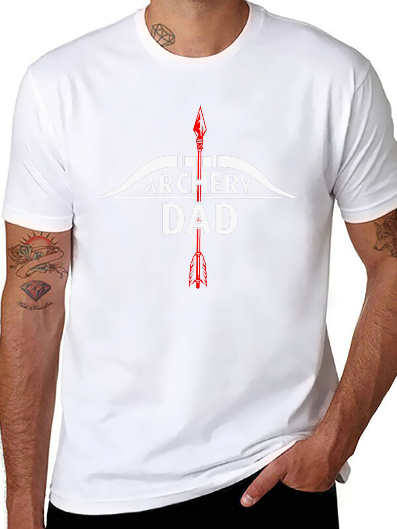 Archery Dad T-Shirt - Bow & Arrow Graphic Tee