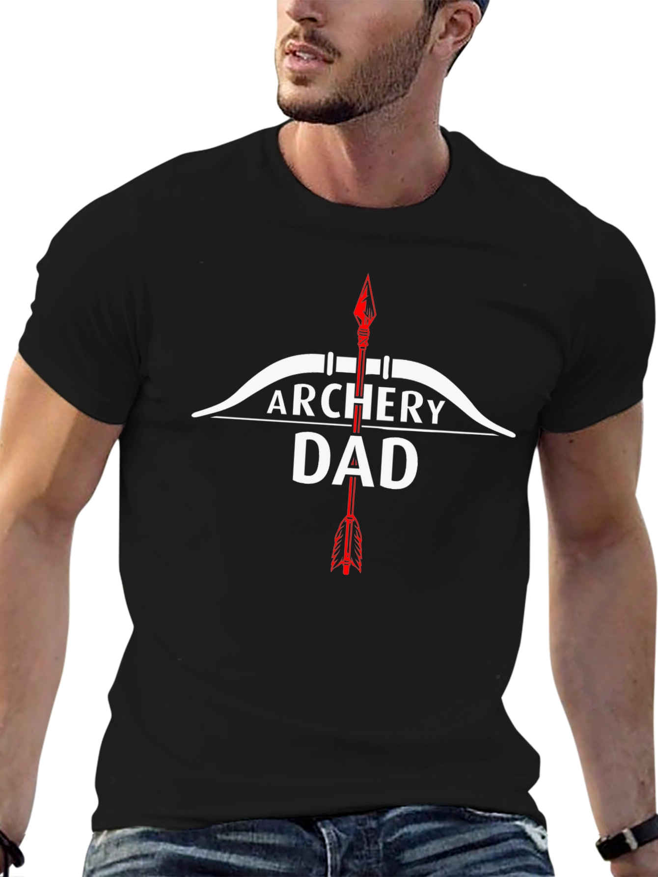 Archery Dad T-Shirt - Bow & Arrow Graphic Tee