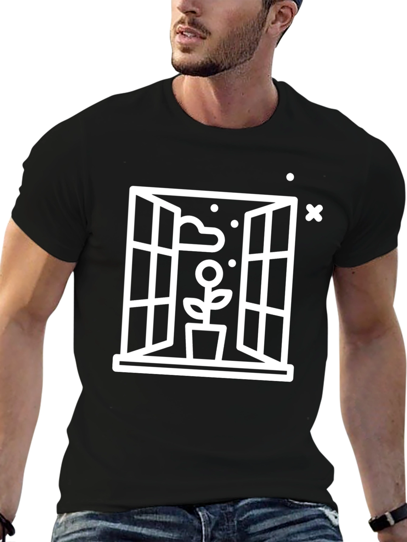 Window Flower Graphic Tee - Unisex