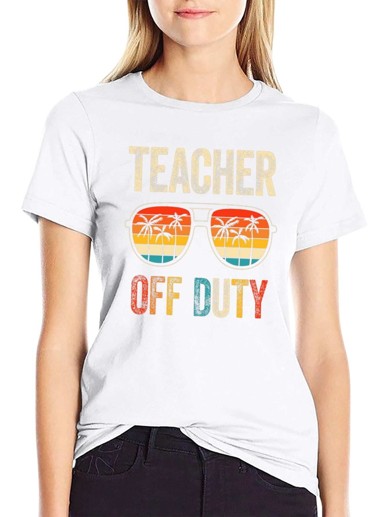 Teacher Off Duty Graphic T-Shirt