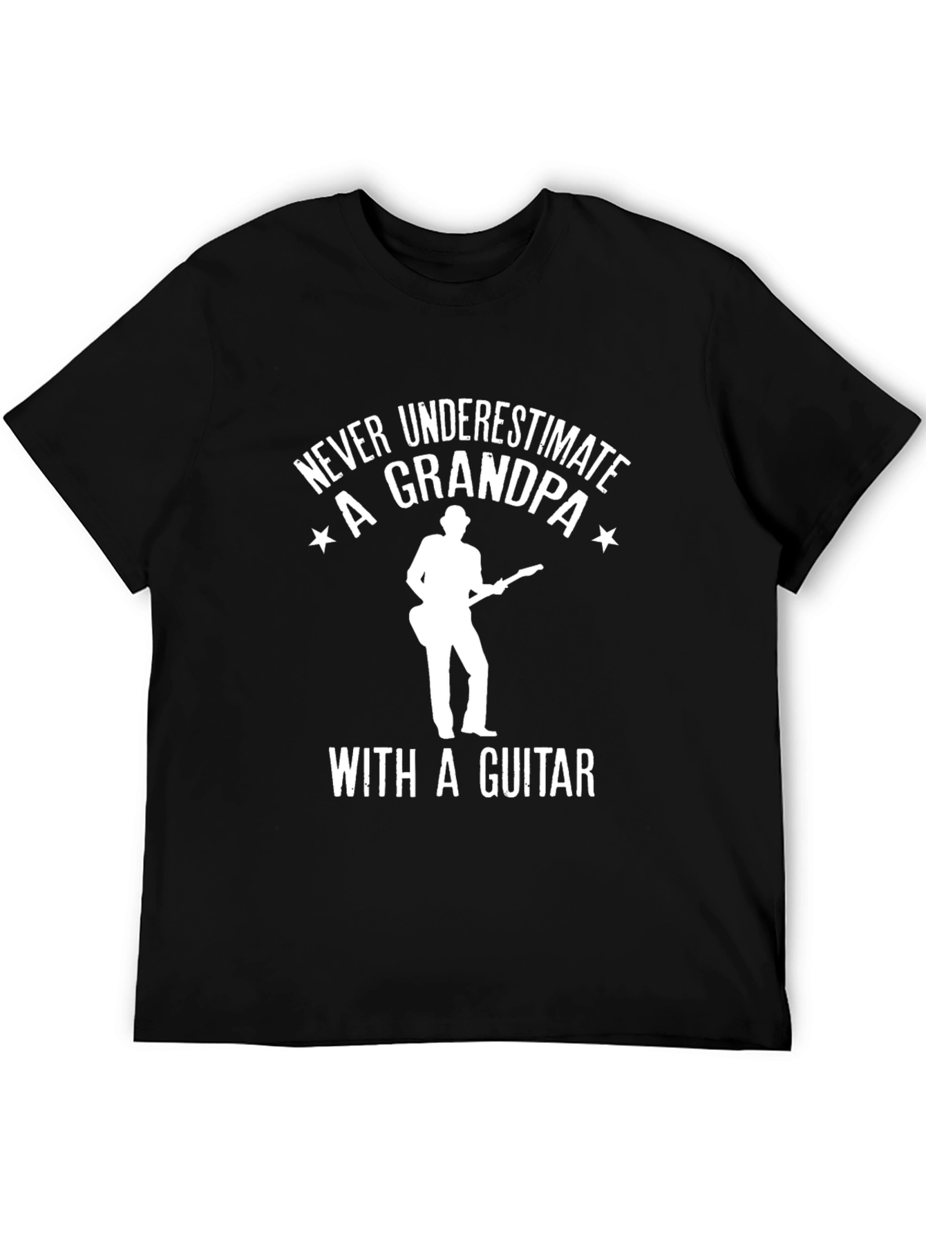Grandpa Guitarist Graphic T-Shirt