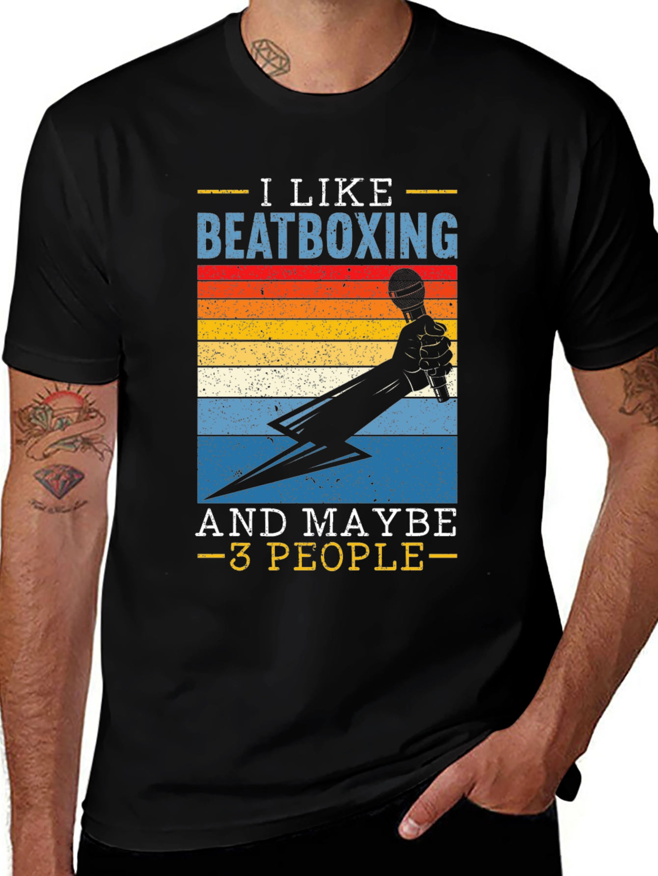 I Like Beatboxing T-Shirt Funny Musician Tee