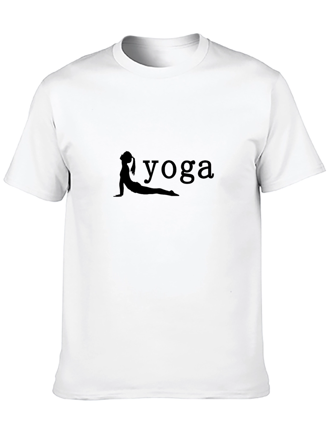 Yoga Pose T-Shirt - Mens Black Graphic Tee