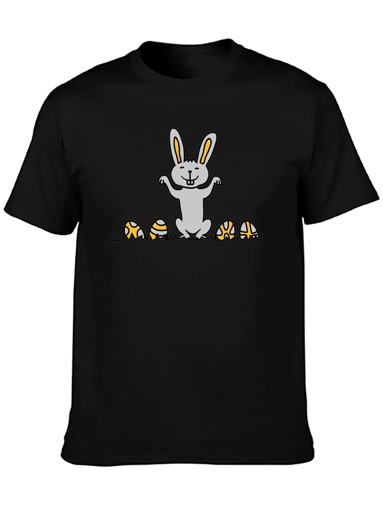 Easter Bunny & Eggs Graphic T-Shirt