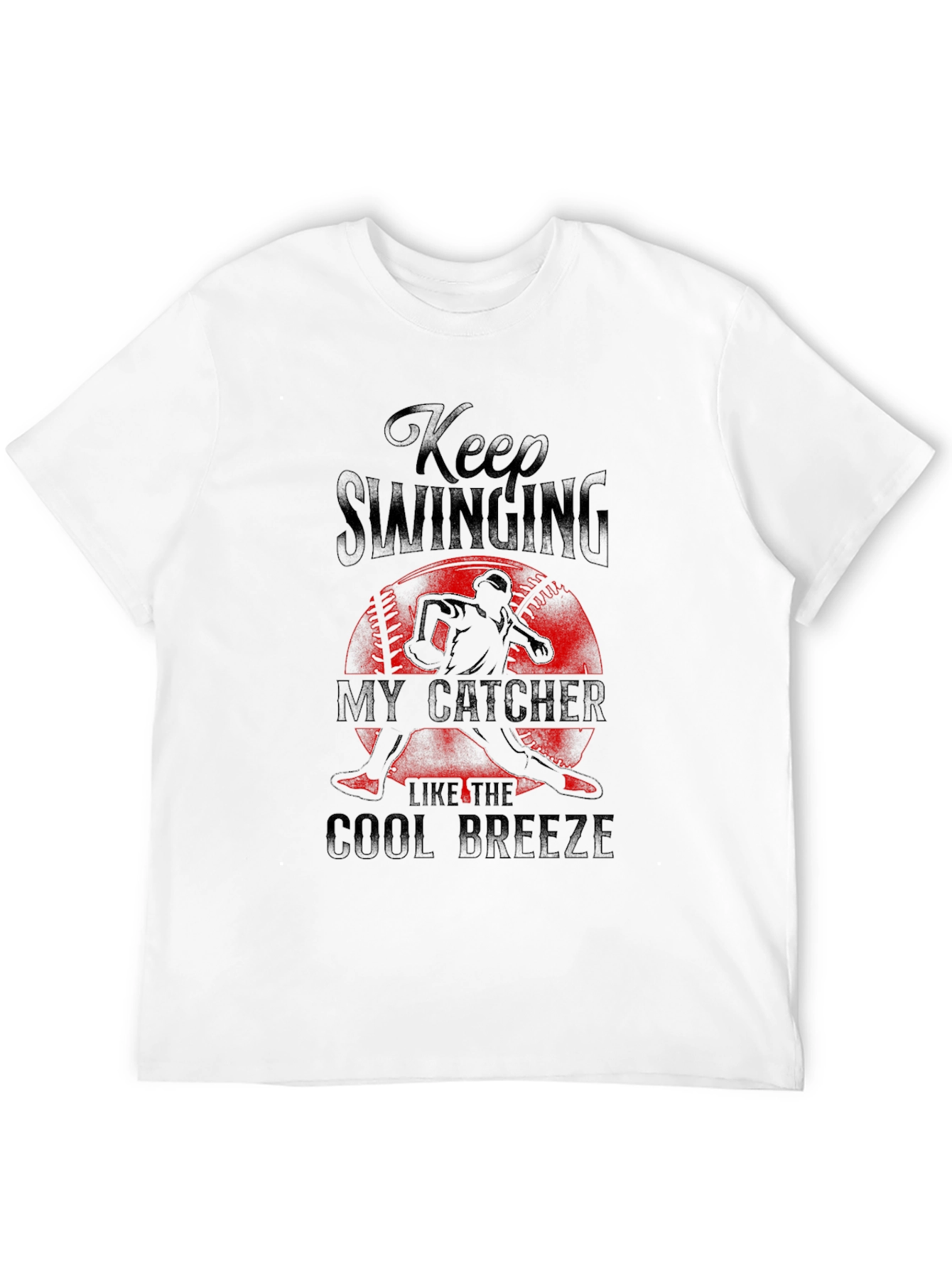 Keep Swinging My Catcher Tee