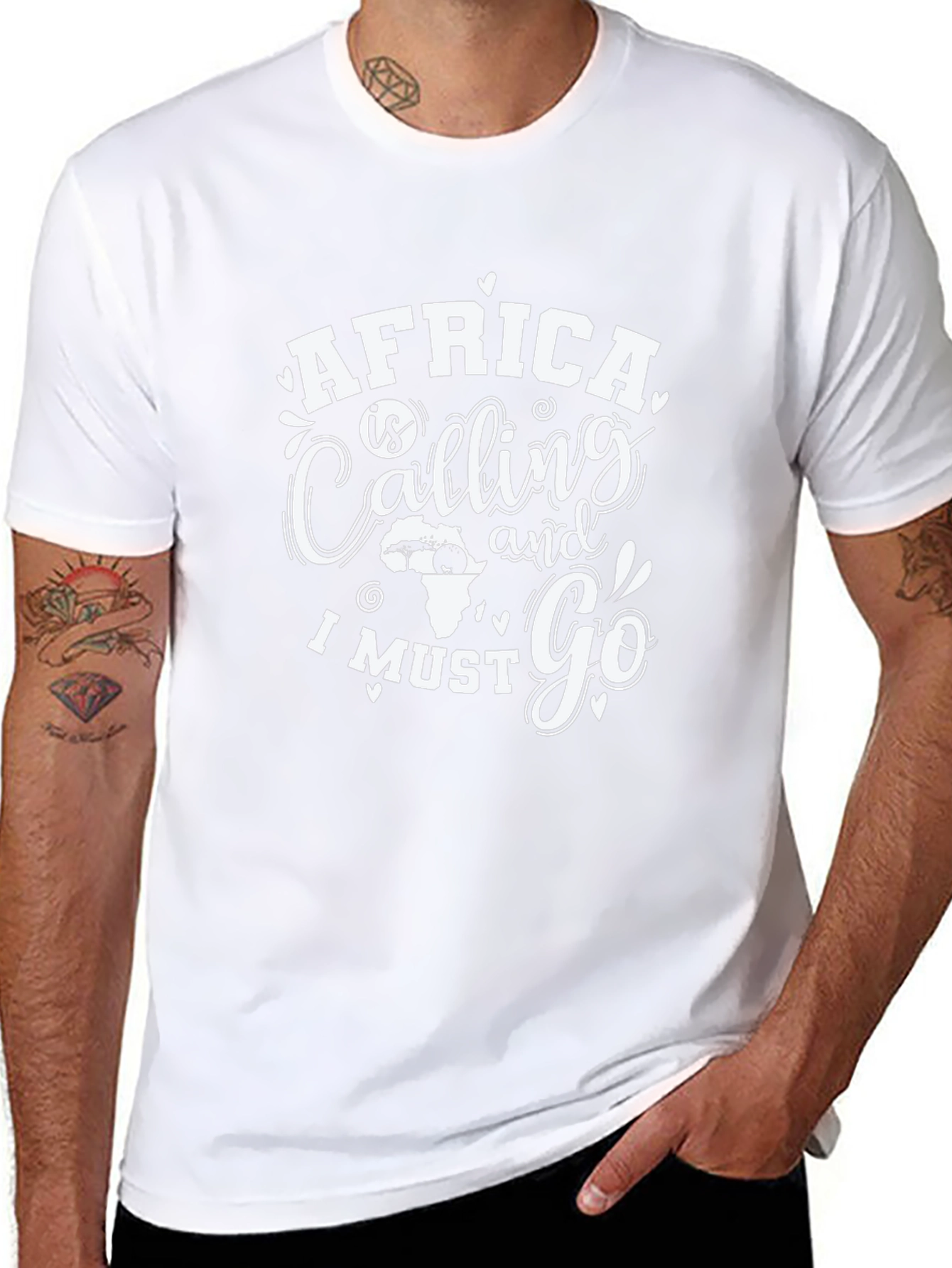 Africa Calling T-Shirt - Stylish Adventure Tee