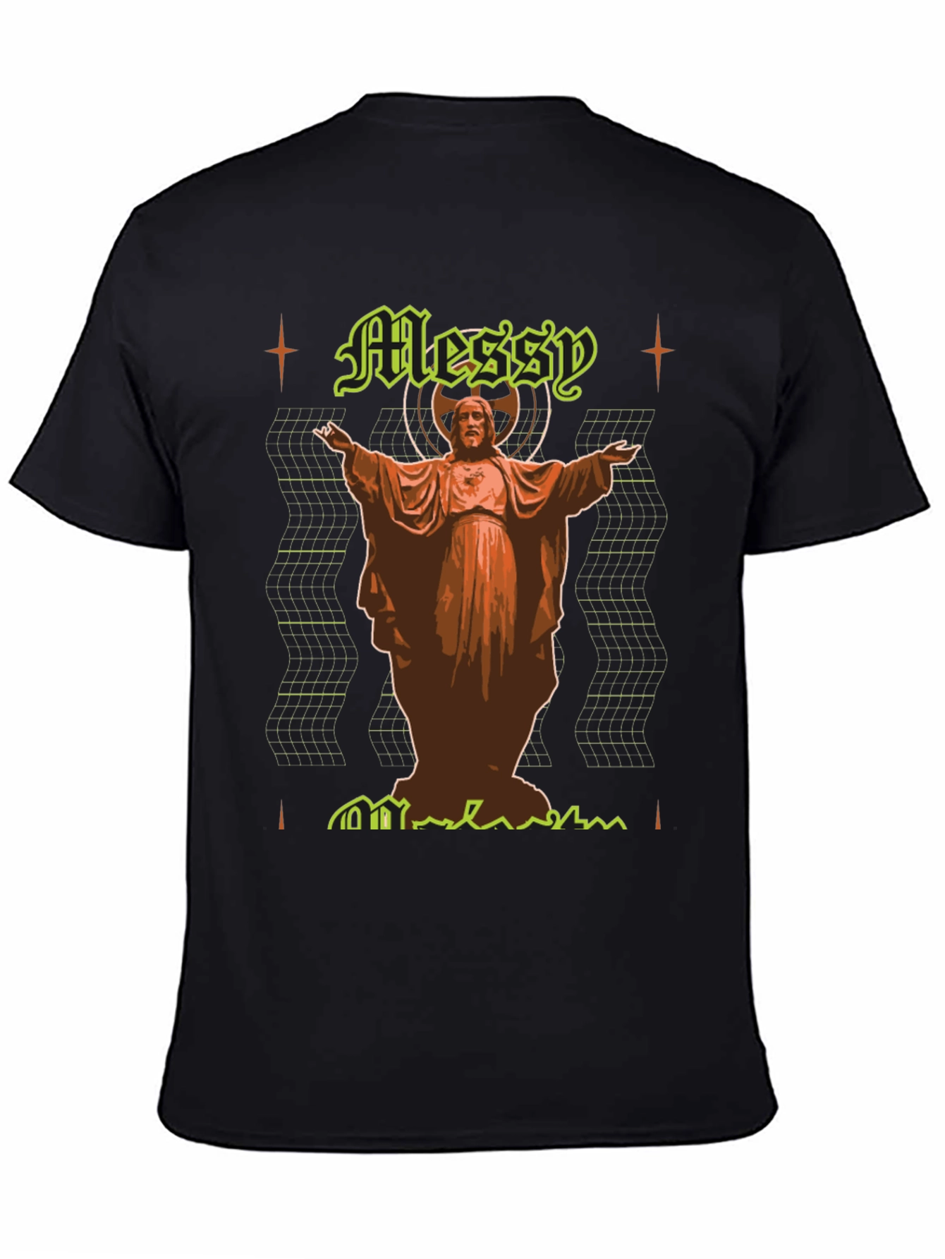 Messy Religious Graphic T-Shirt