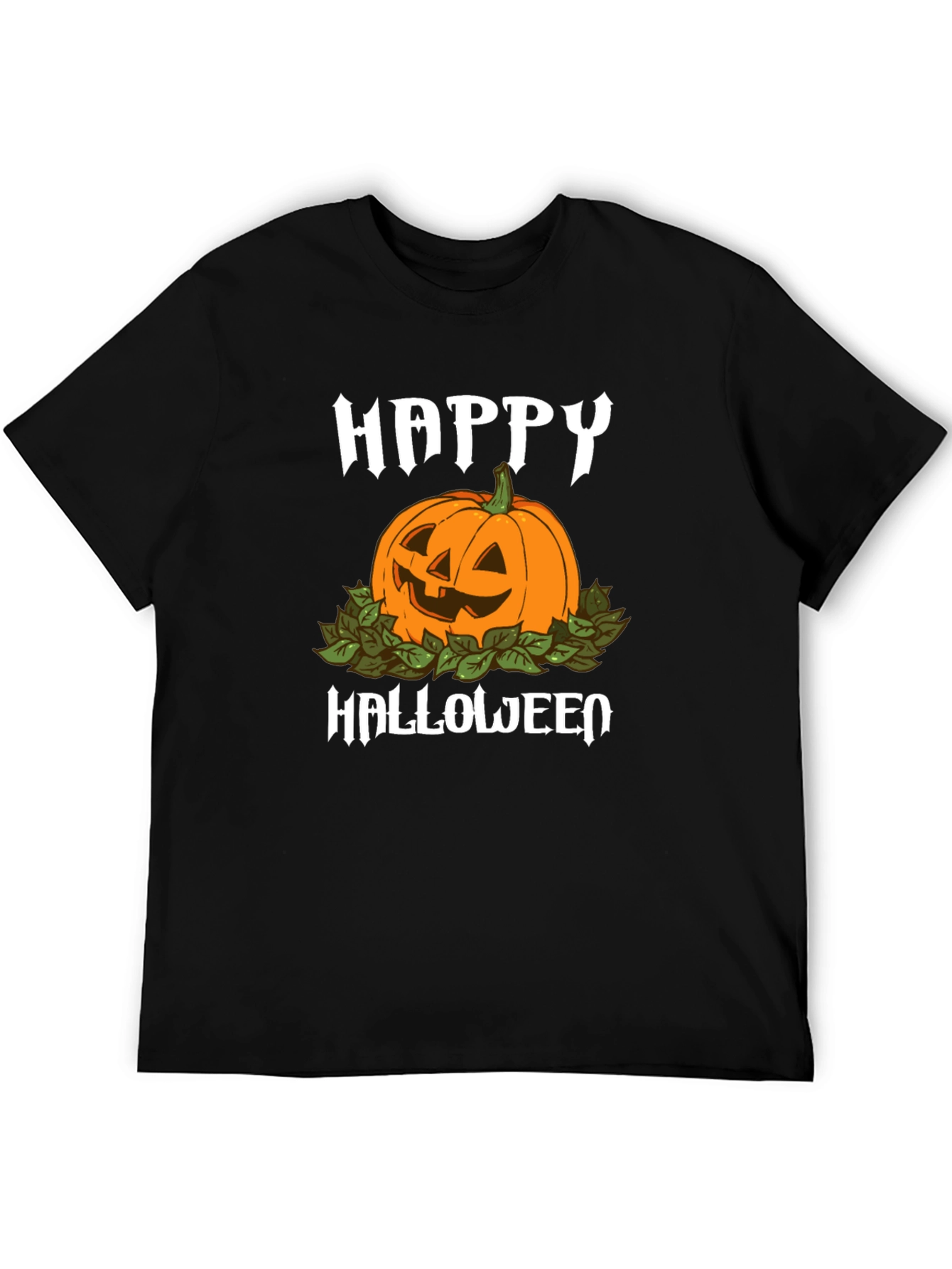 Happy Halloween Pumpkin T-Shirt - Spooky Season Tee