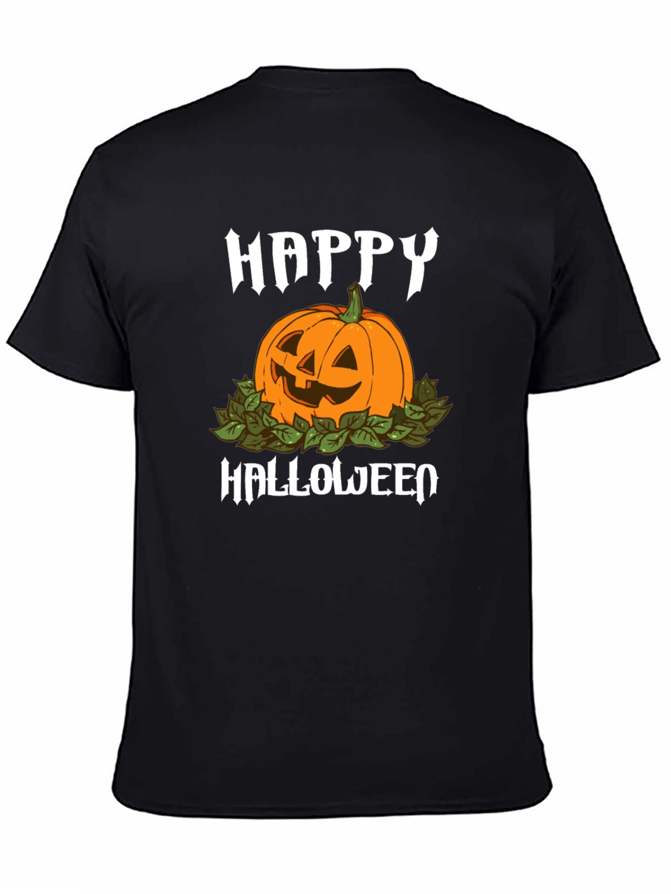 Happy Halloween Pumpkin T-Shirt - Spooky Season Tee