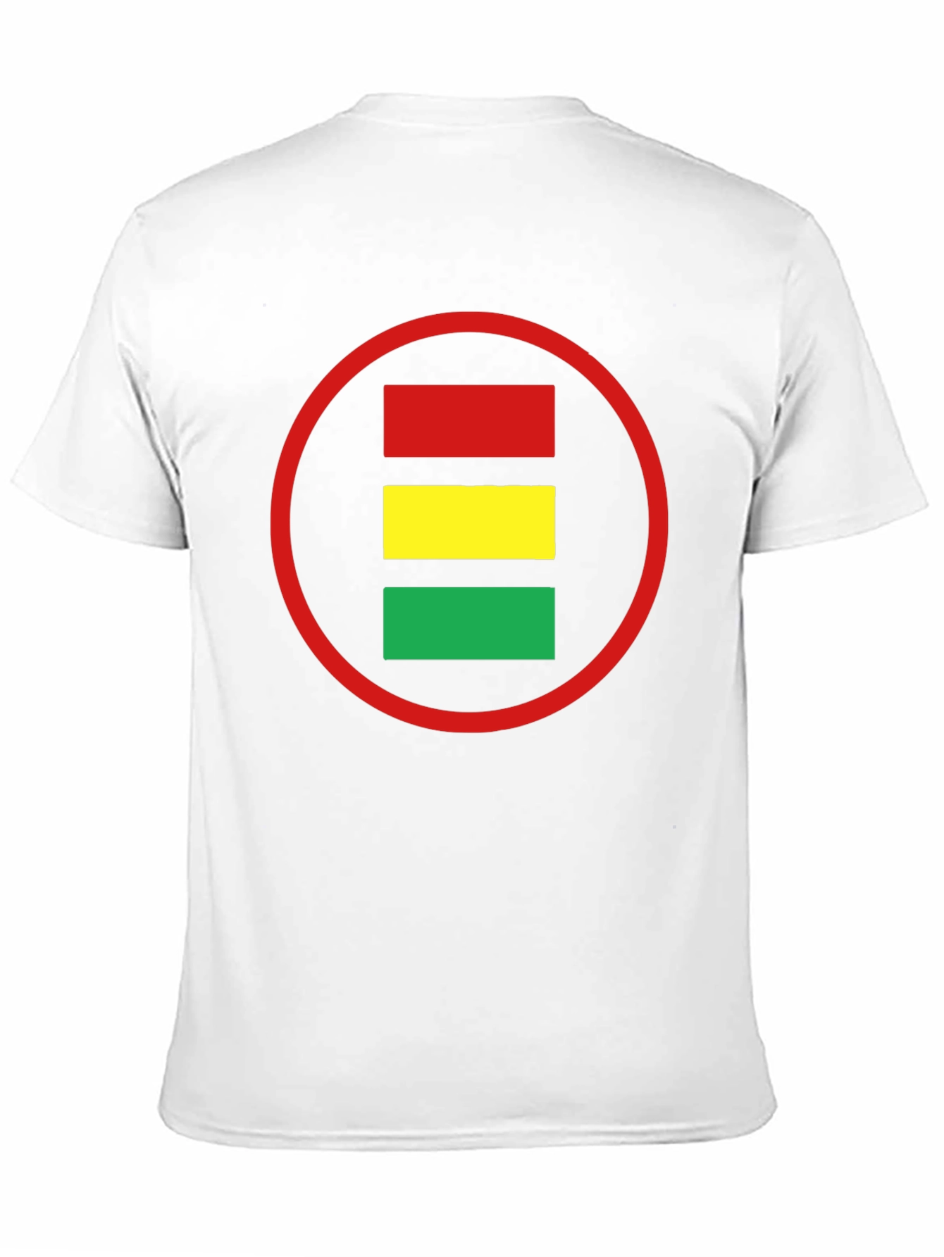 Red Yellow Green Circle Graphic Tee