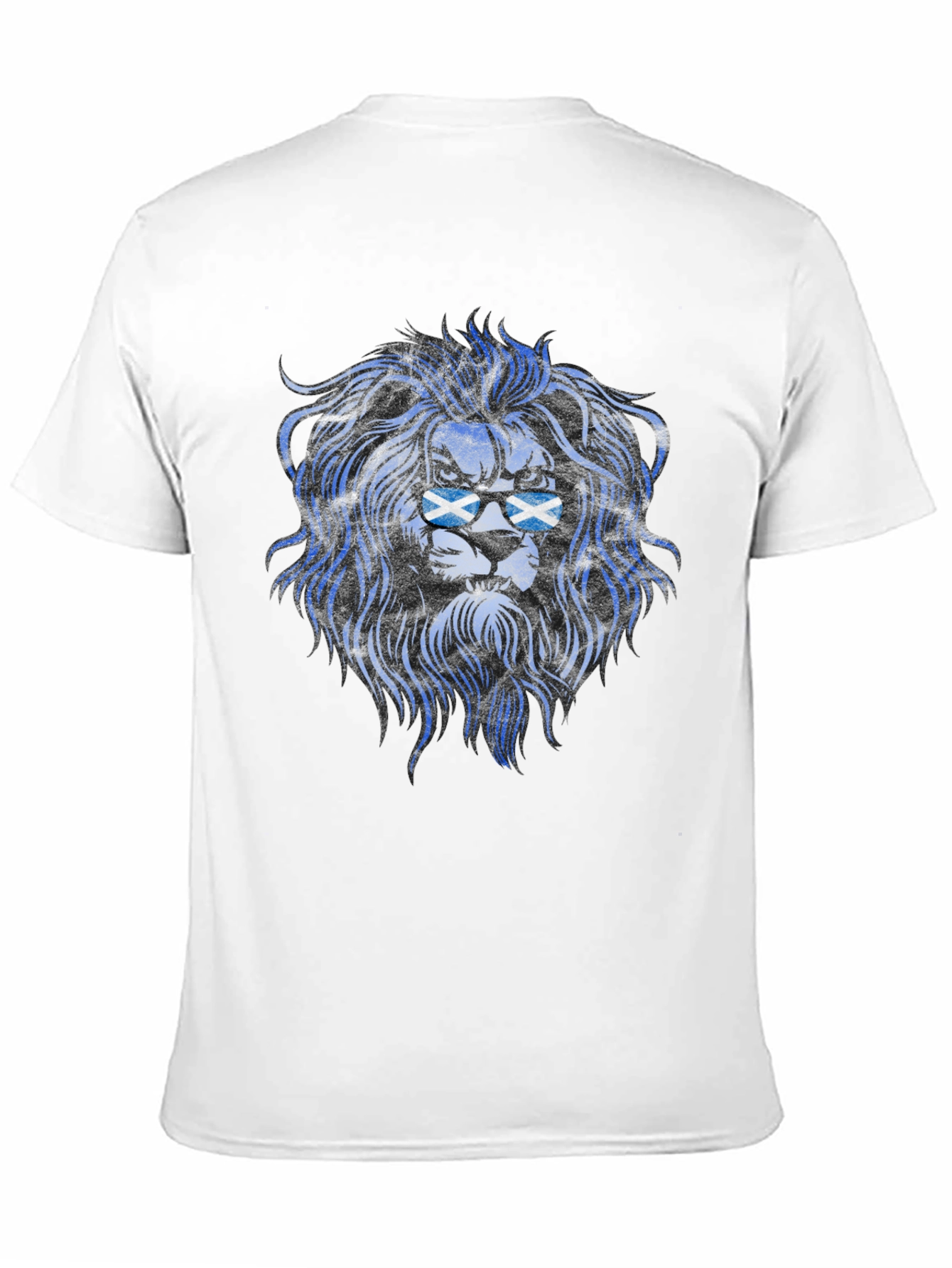 Scottish Lion Graphic T-Shirt - Mens Black Tee